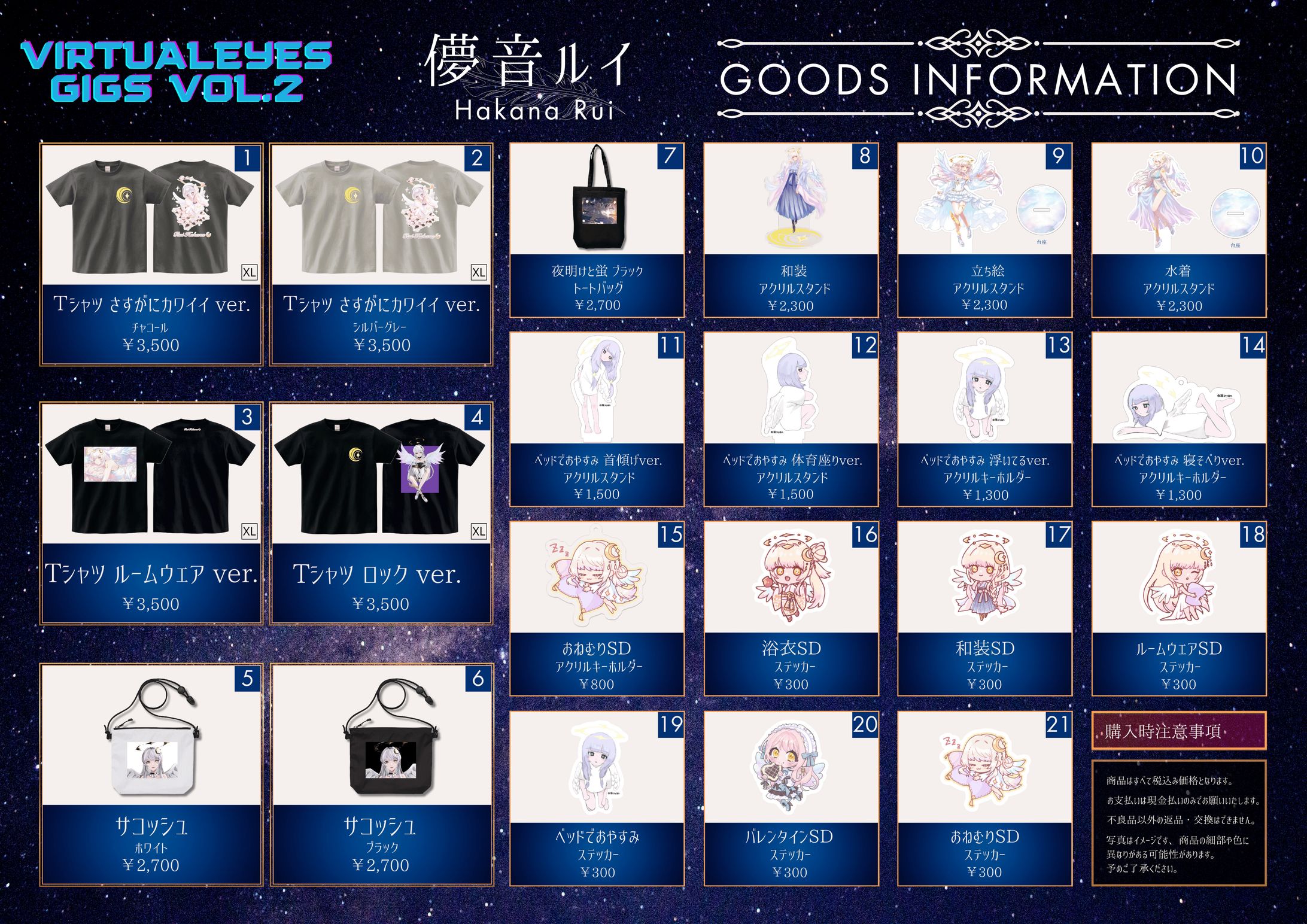 儚音ルイ　グッズフライヤー担当　(VIRTUAL EYES)-1