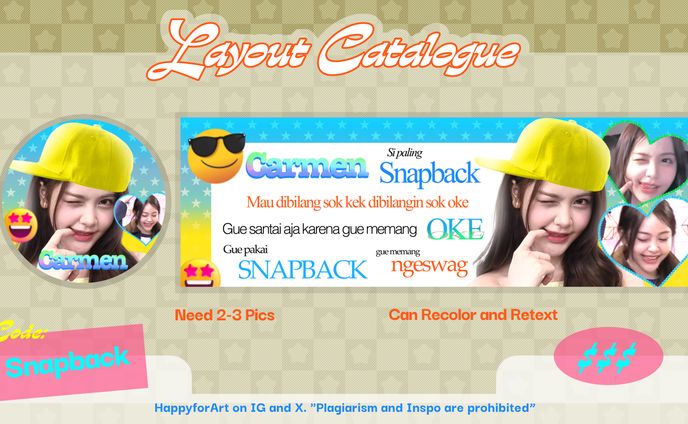 Layout X (Twitter) Code: Snapback