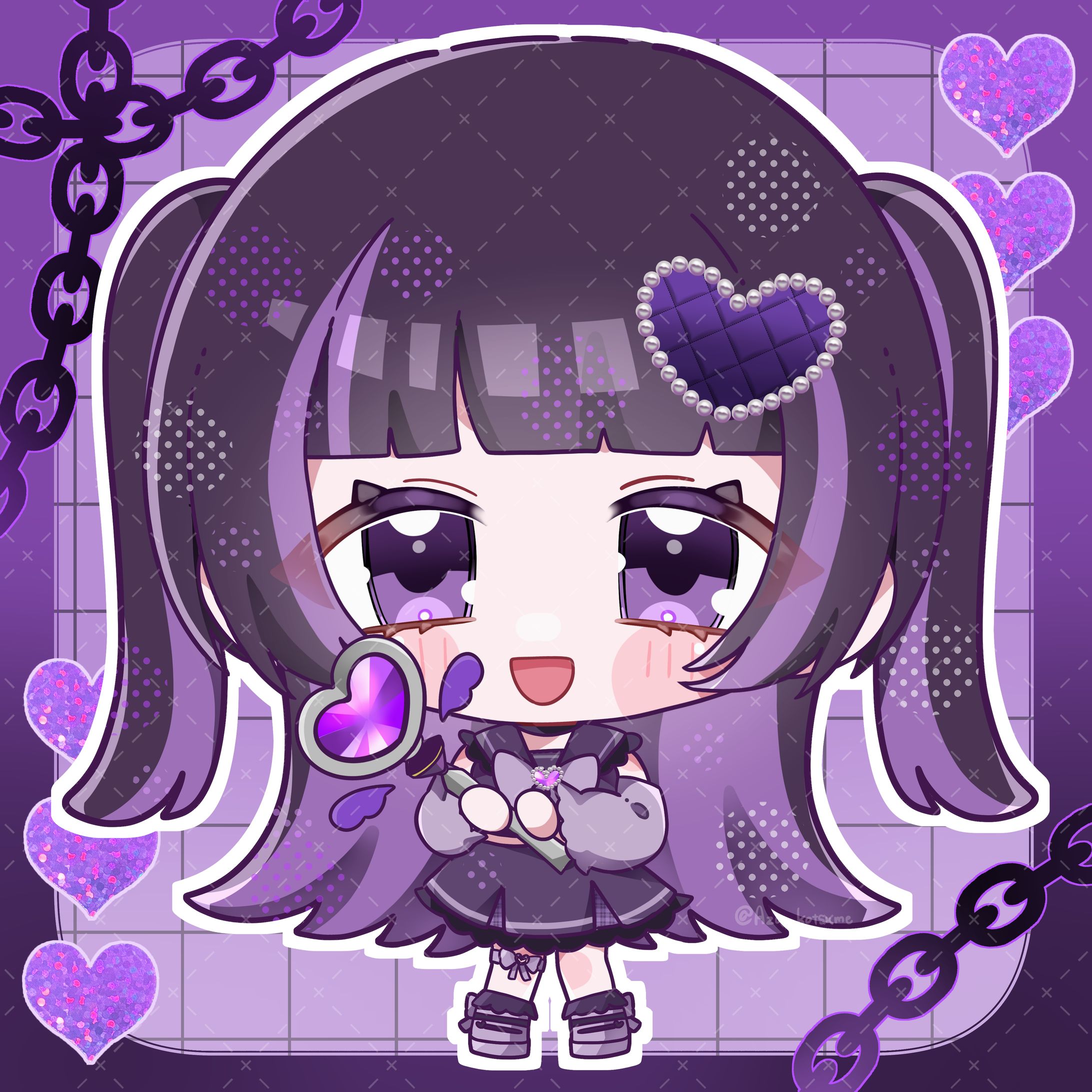 紫藤あいむ様ミニキャライラスト-1