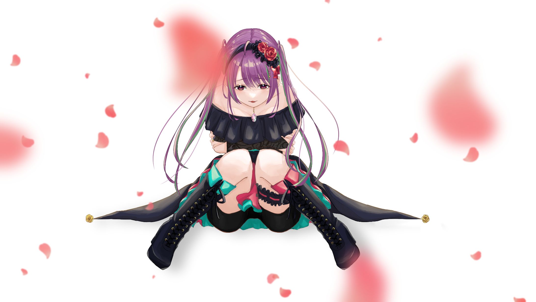 紅花まのん様「1」歌ってみたイラスト-1