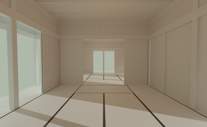 【3DCG】和室