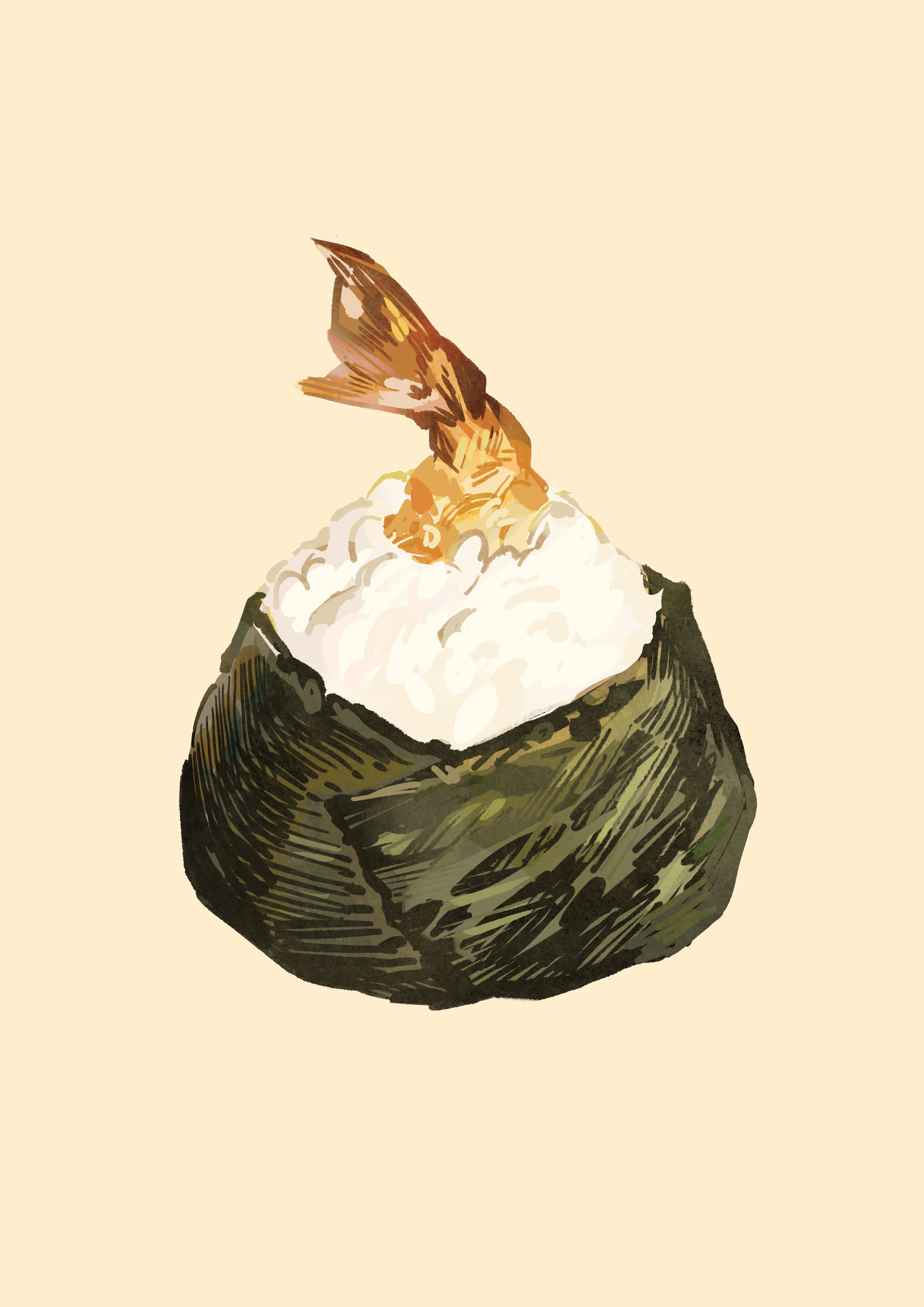 ぷりぷり海老天おむすび-1