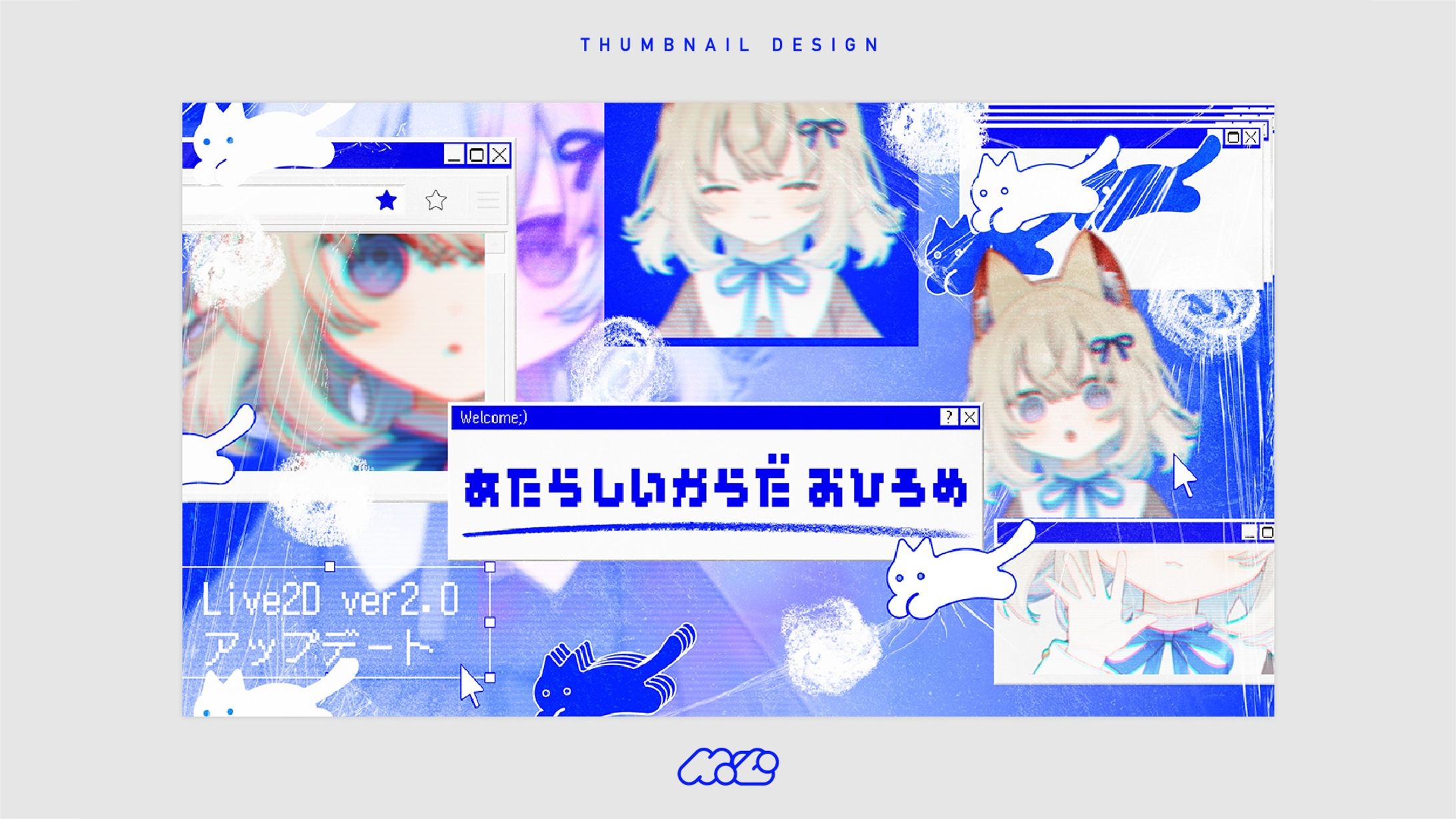 Live2Dアップデート配信[サムネイルデザイン]-1