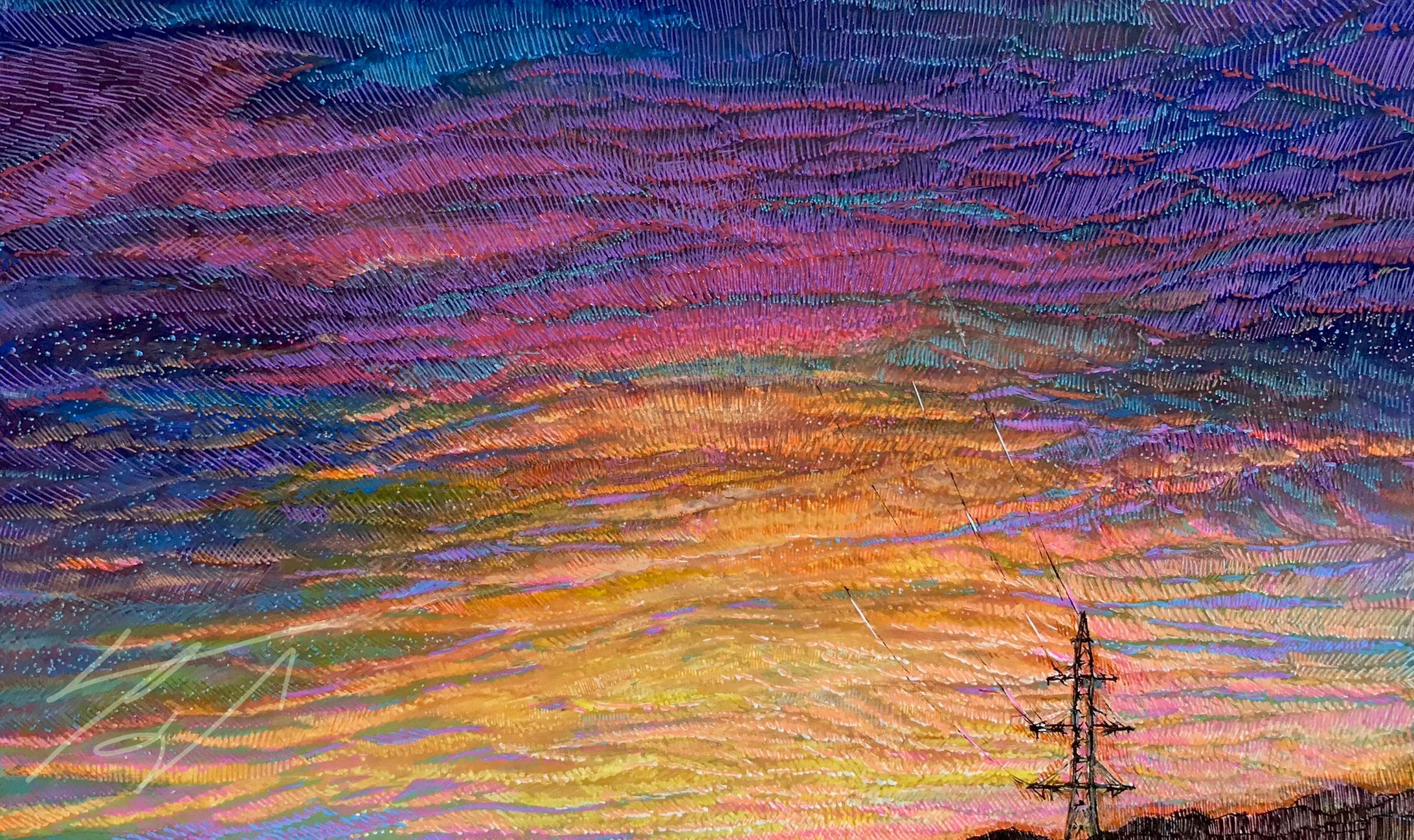 夕空　2021.8-1