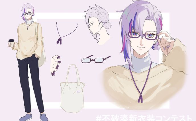 ちょっぴりインテリ春ふわメガネコーデ🌸