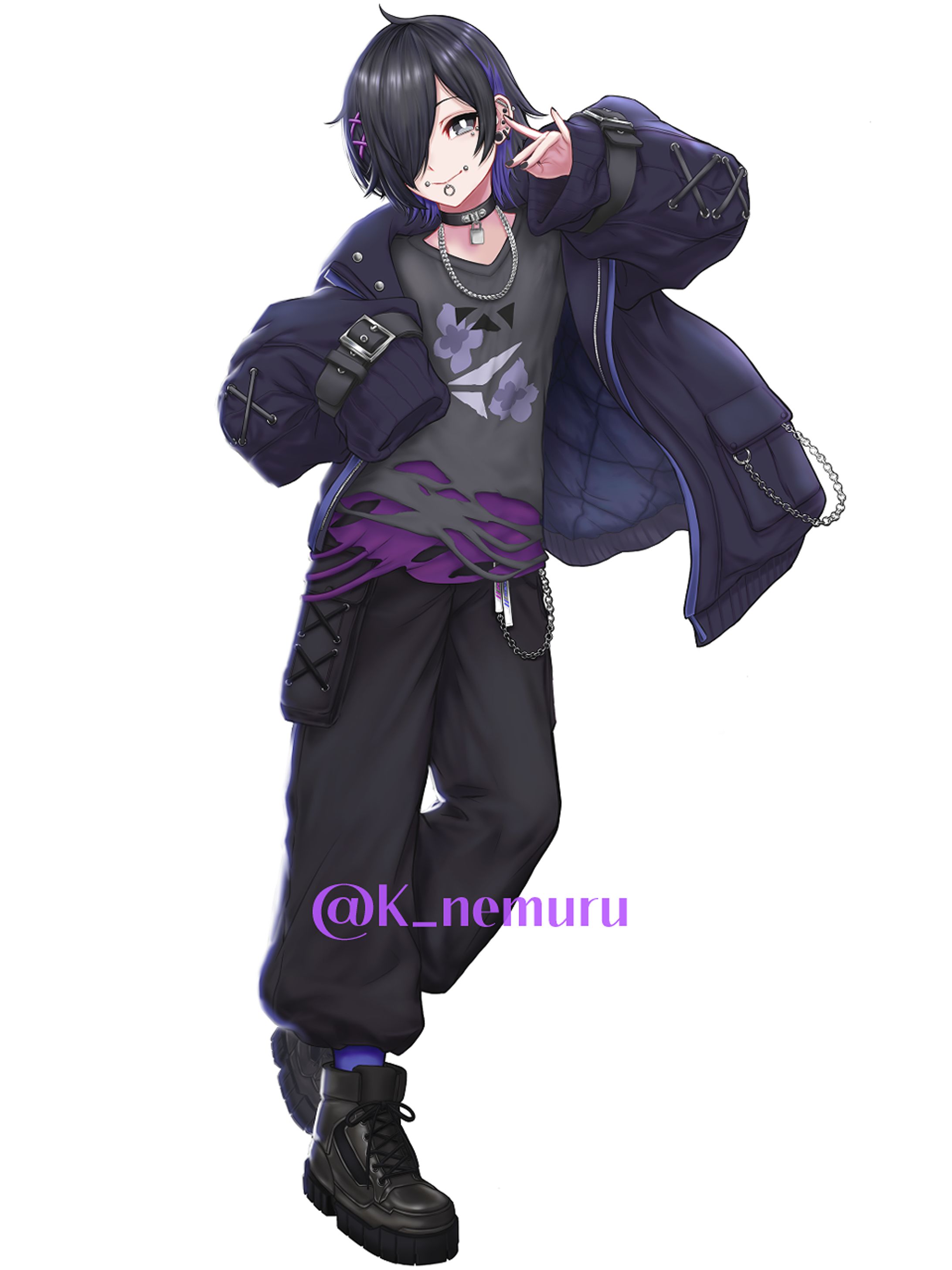 歌い手様立ち絵イラスト-1