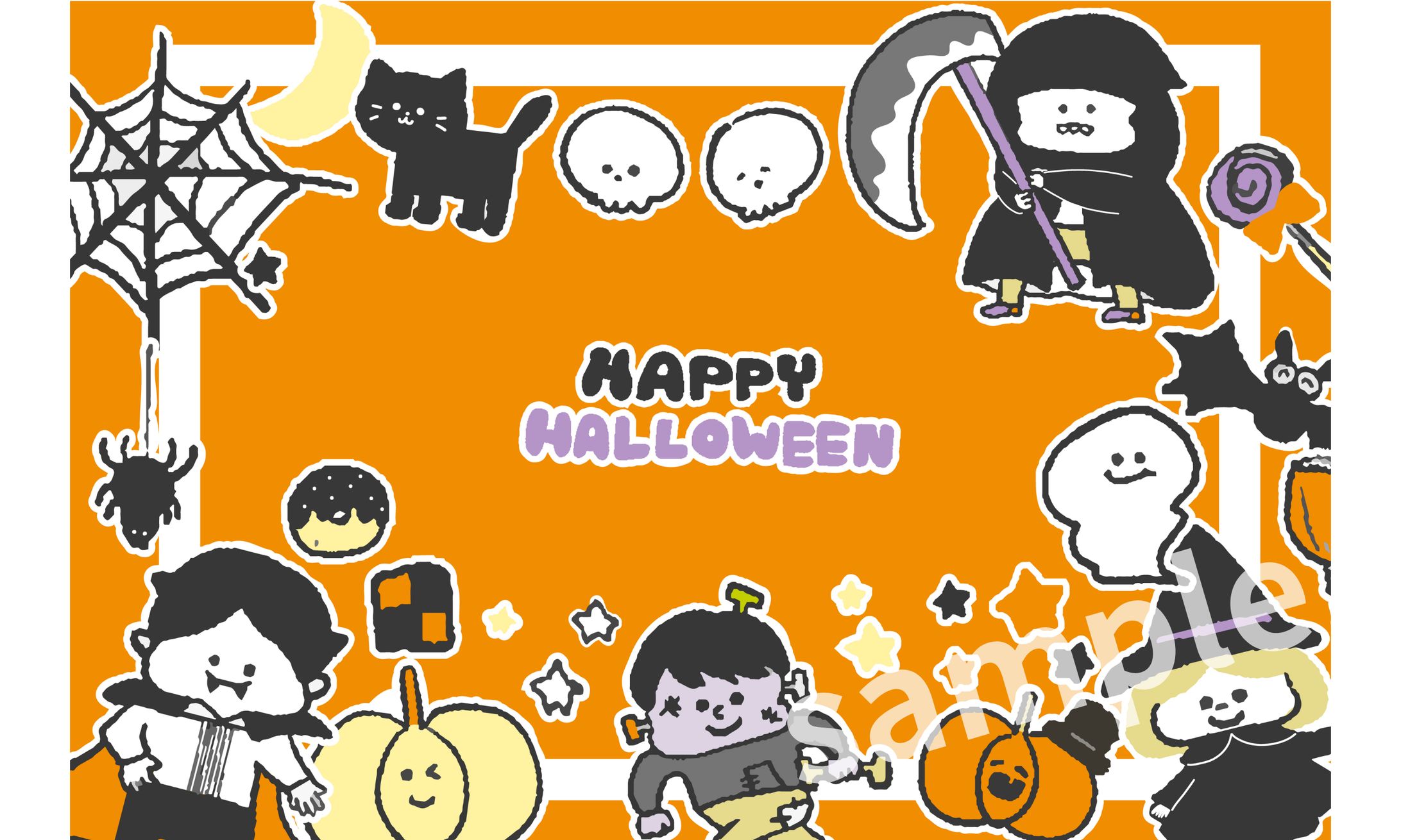 ハロウィンイラスト-1
