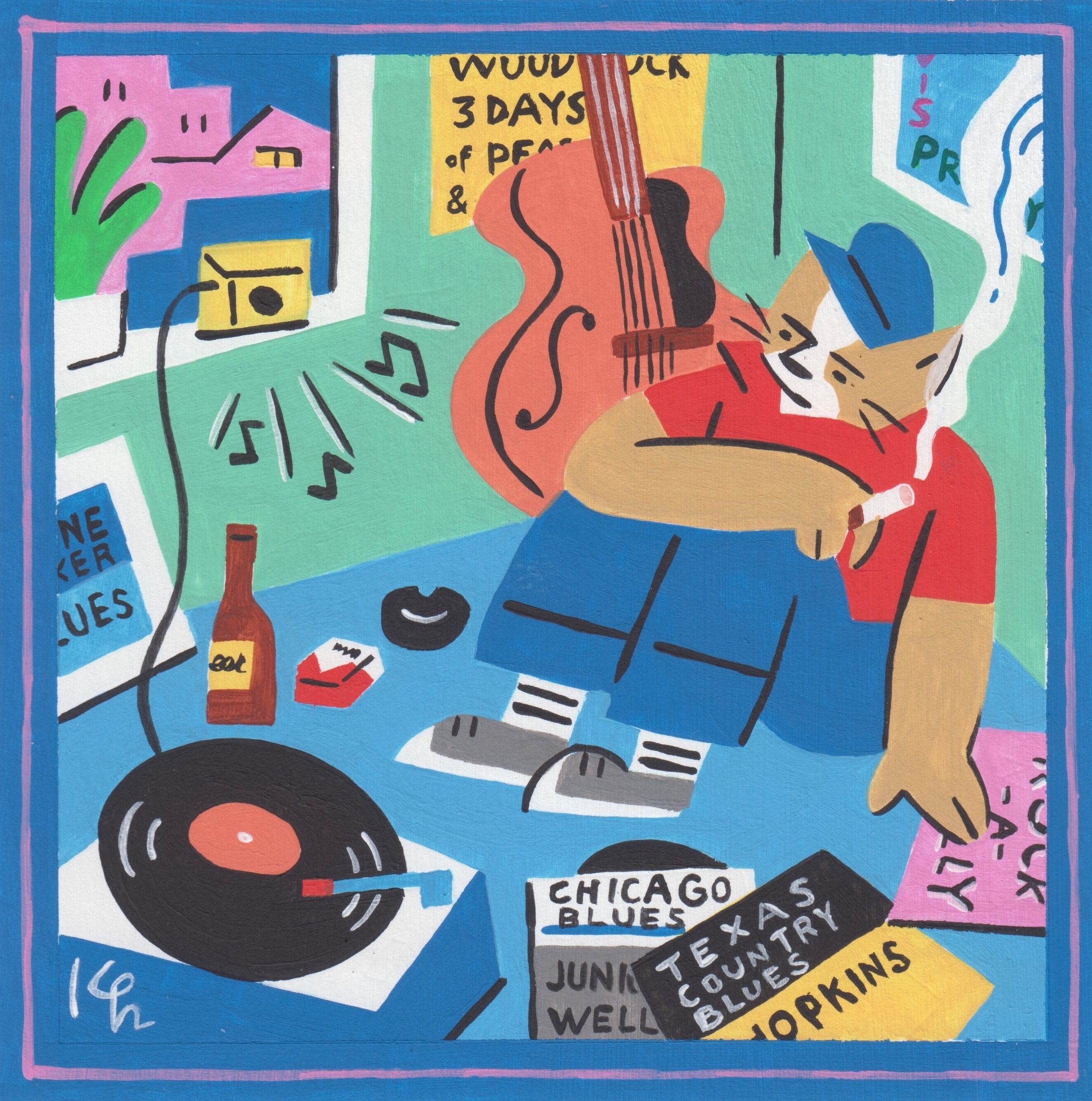 POPイラスト『音楽』-1