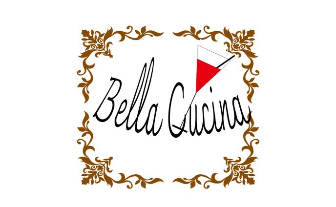 （架空）学校課題　イタリア料理店風ロゴ