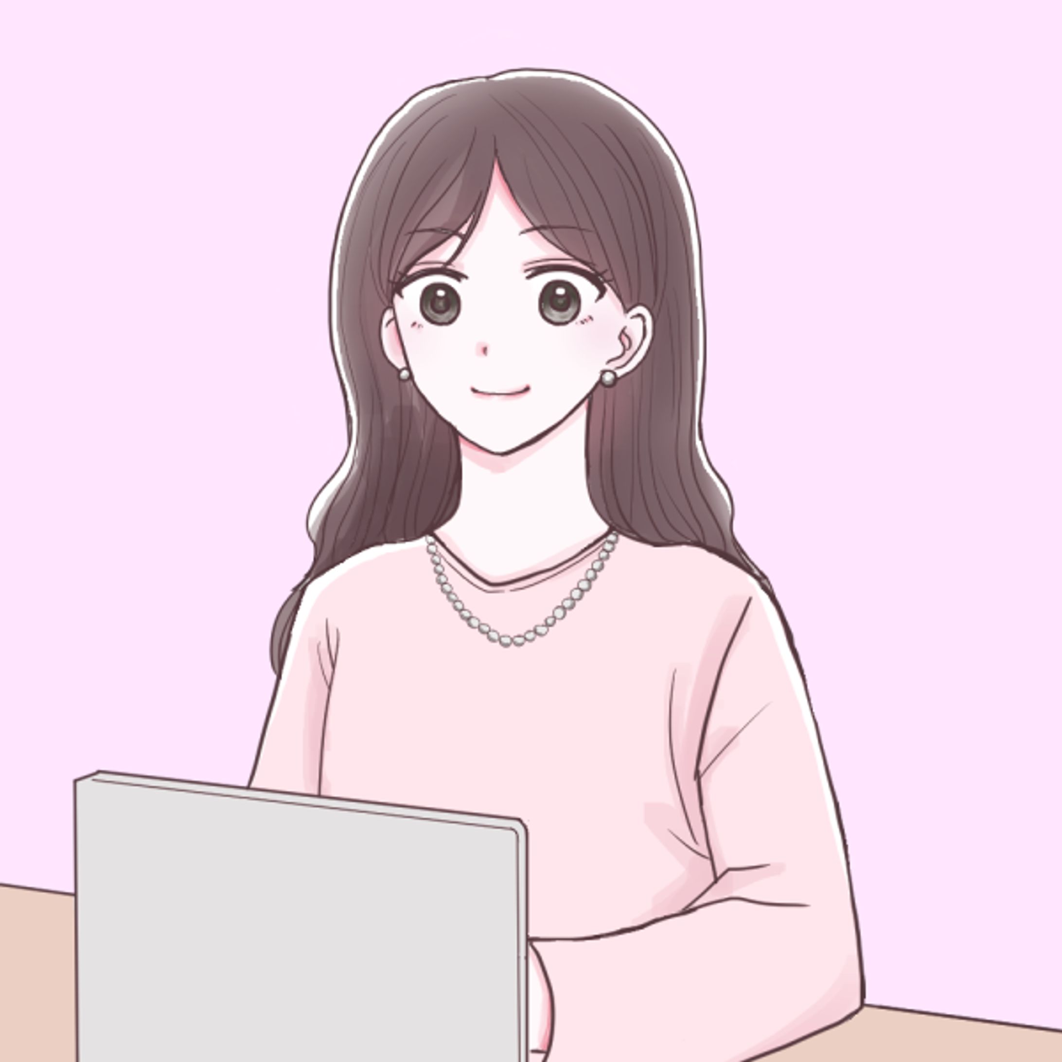 ＜イラスト＞SNS用アイコンイラスト-1