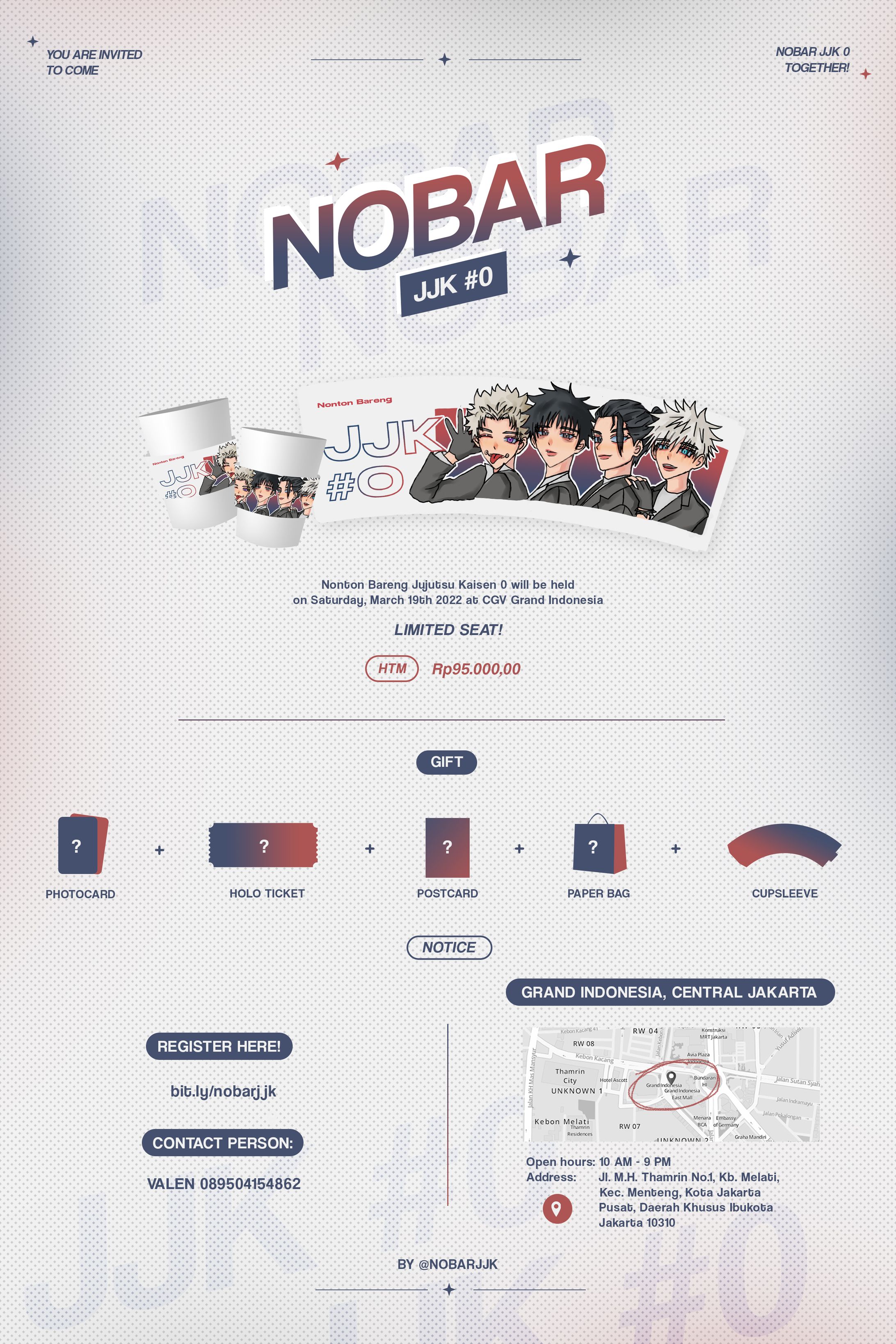 JUJUTSU KAISEN Fan Project 'Nobar JJK #0' Event Poster-1