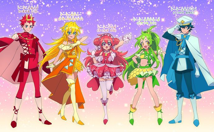 変身アニメ風