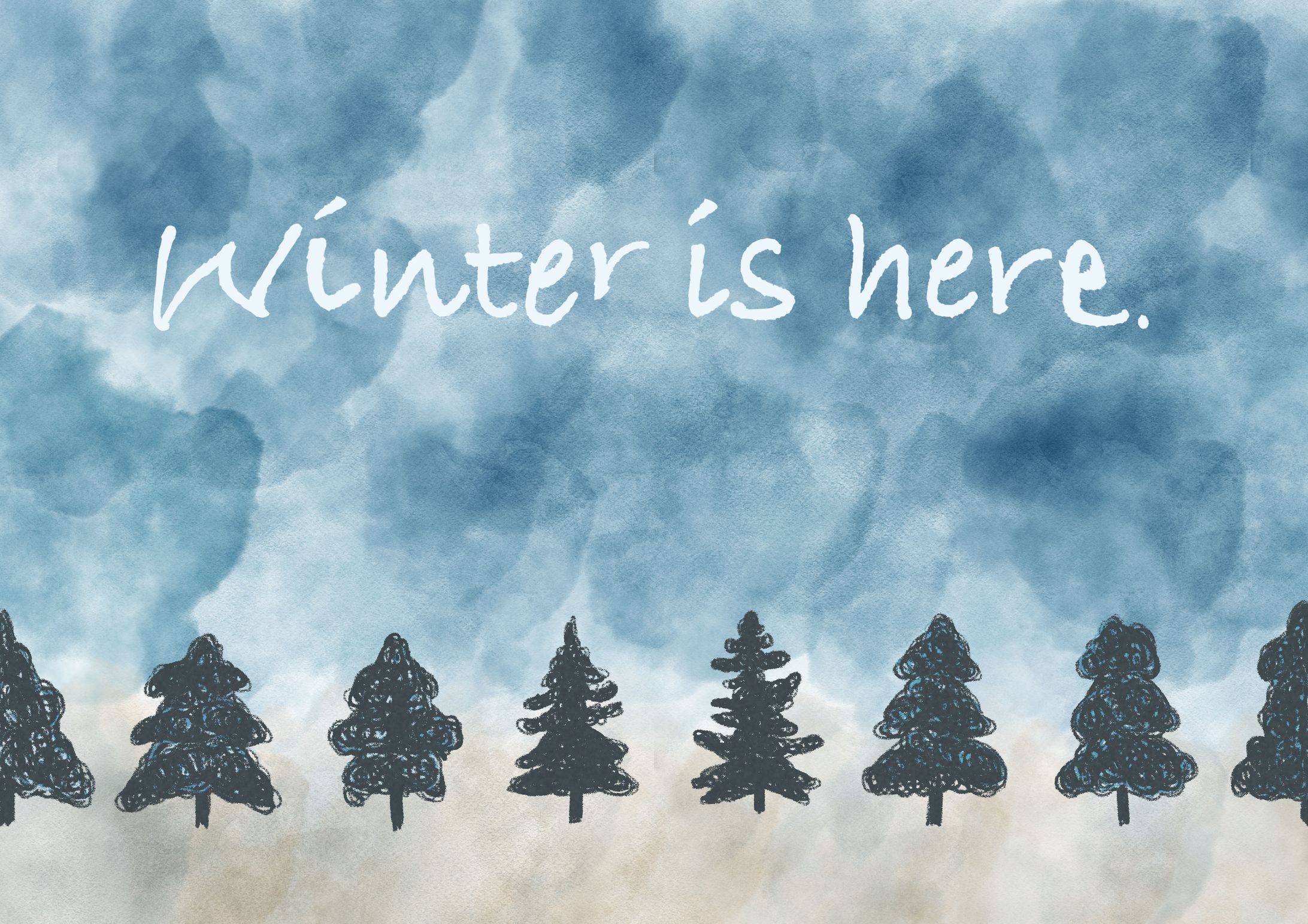 Winter is here.-1