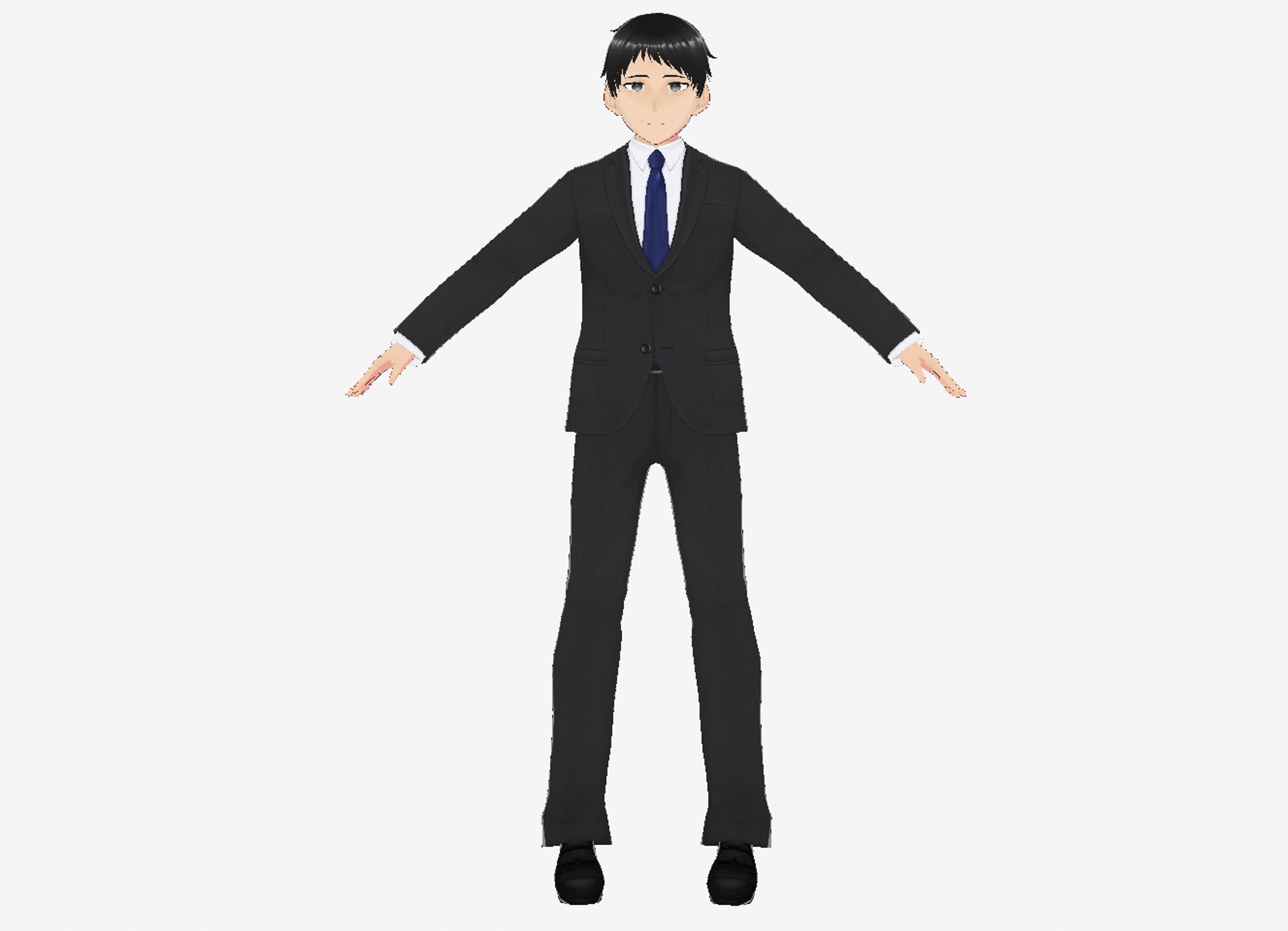 中年男性の3Dモデル-1