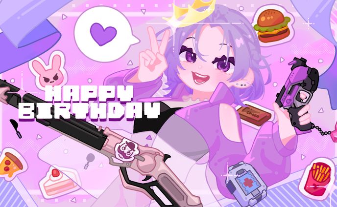 【commission】三角まる様 お誕生日イラスト担当