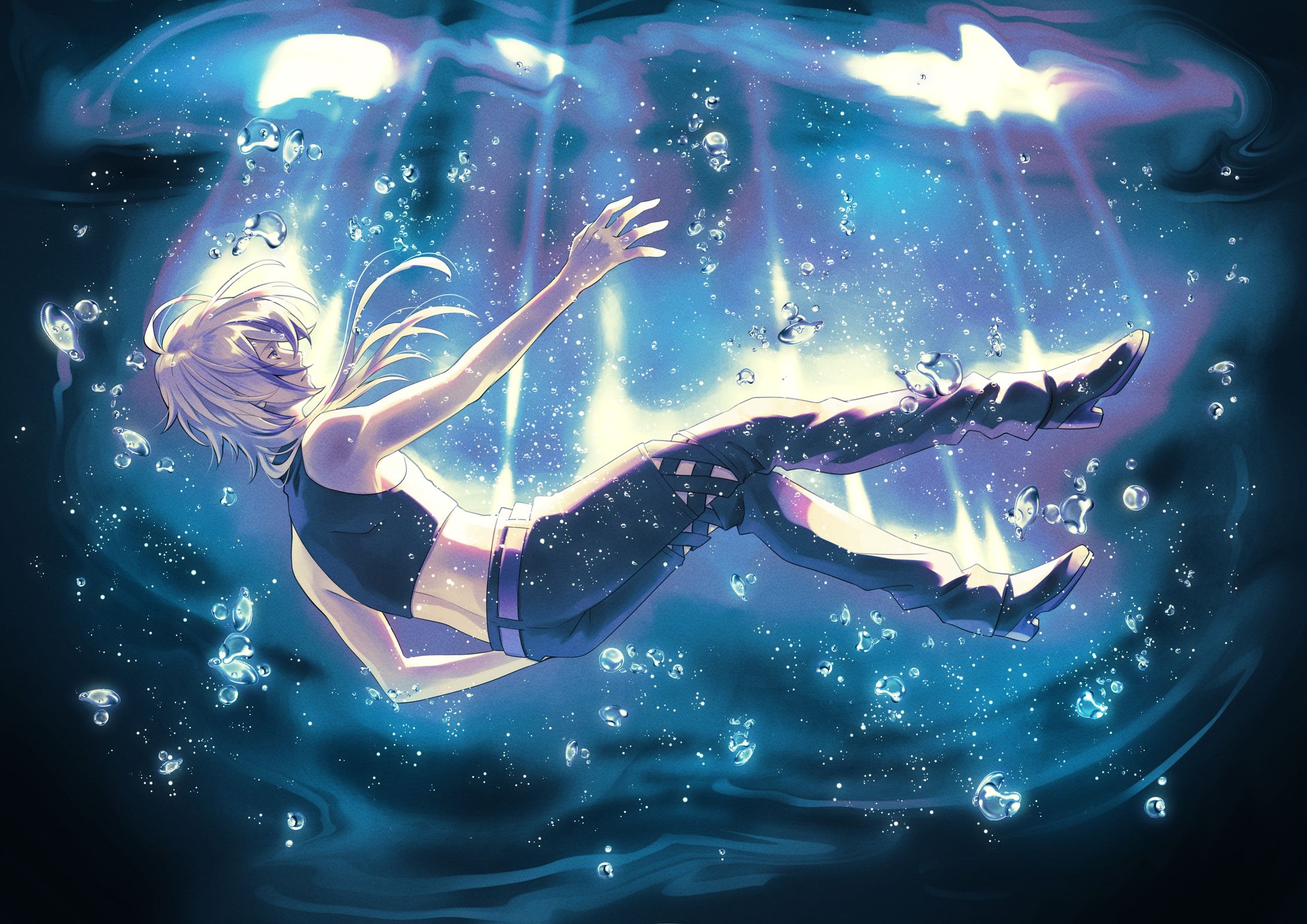 Falling into the water-1