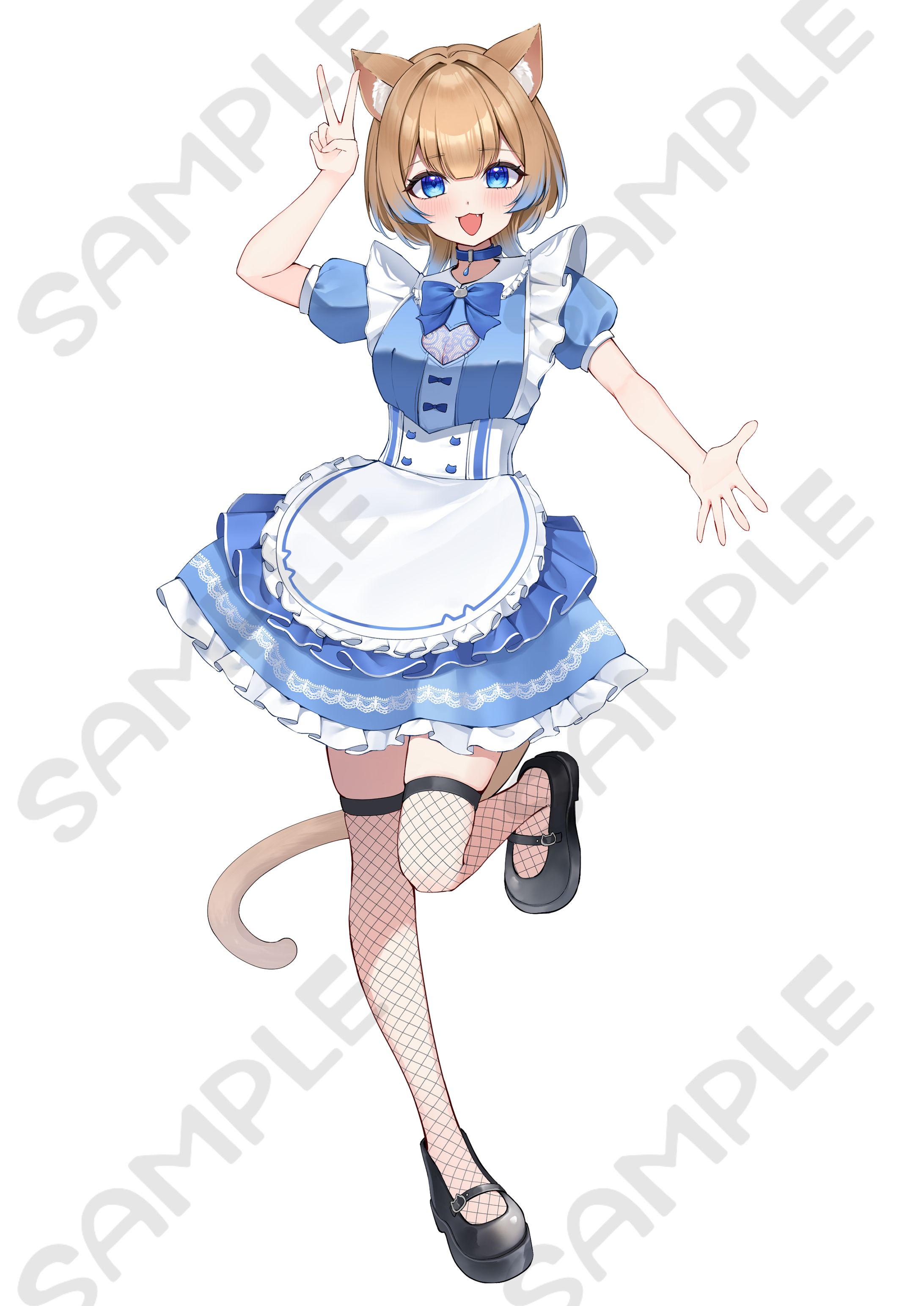 Mofile所属 猫音しずく様｜キャラクターデザイン・IRIAM立ち絵-1
