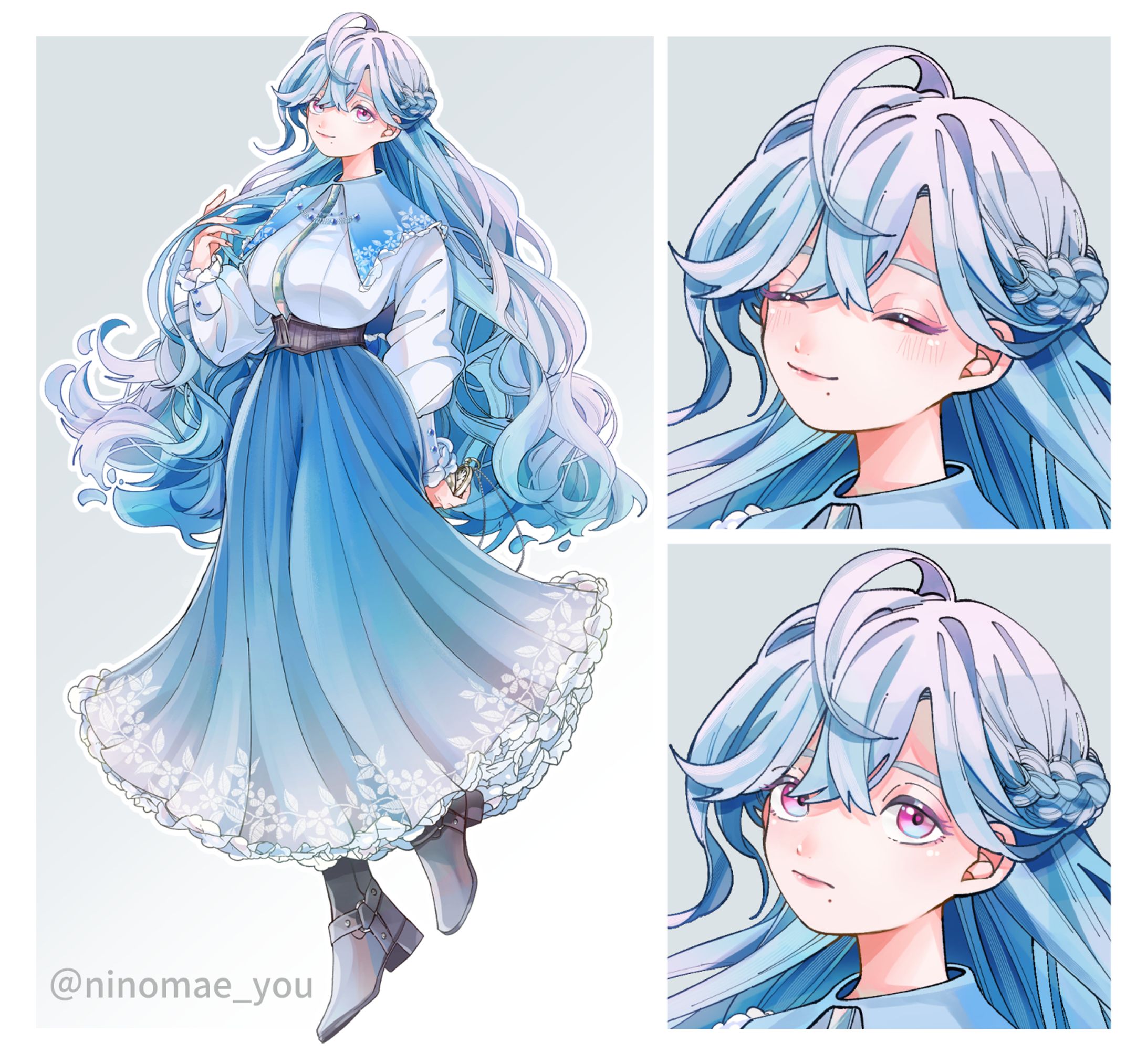 ▼水属性の女性-1