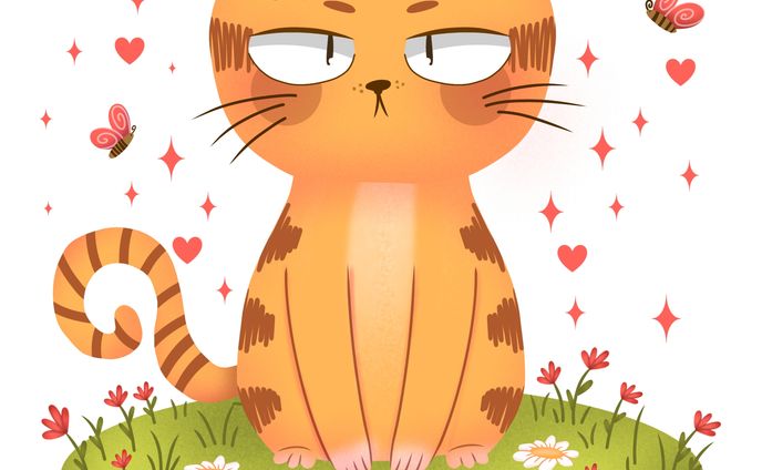 Drawing illustration for children book 