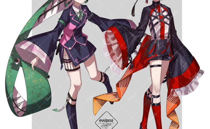 コミッション&Adopt立ち絵