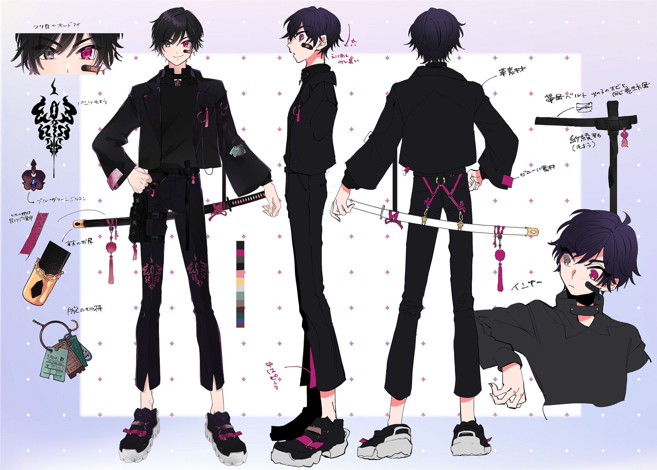 異吹ムレ様三面図-1