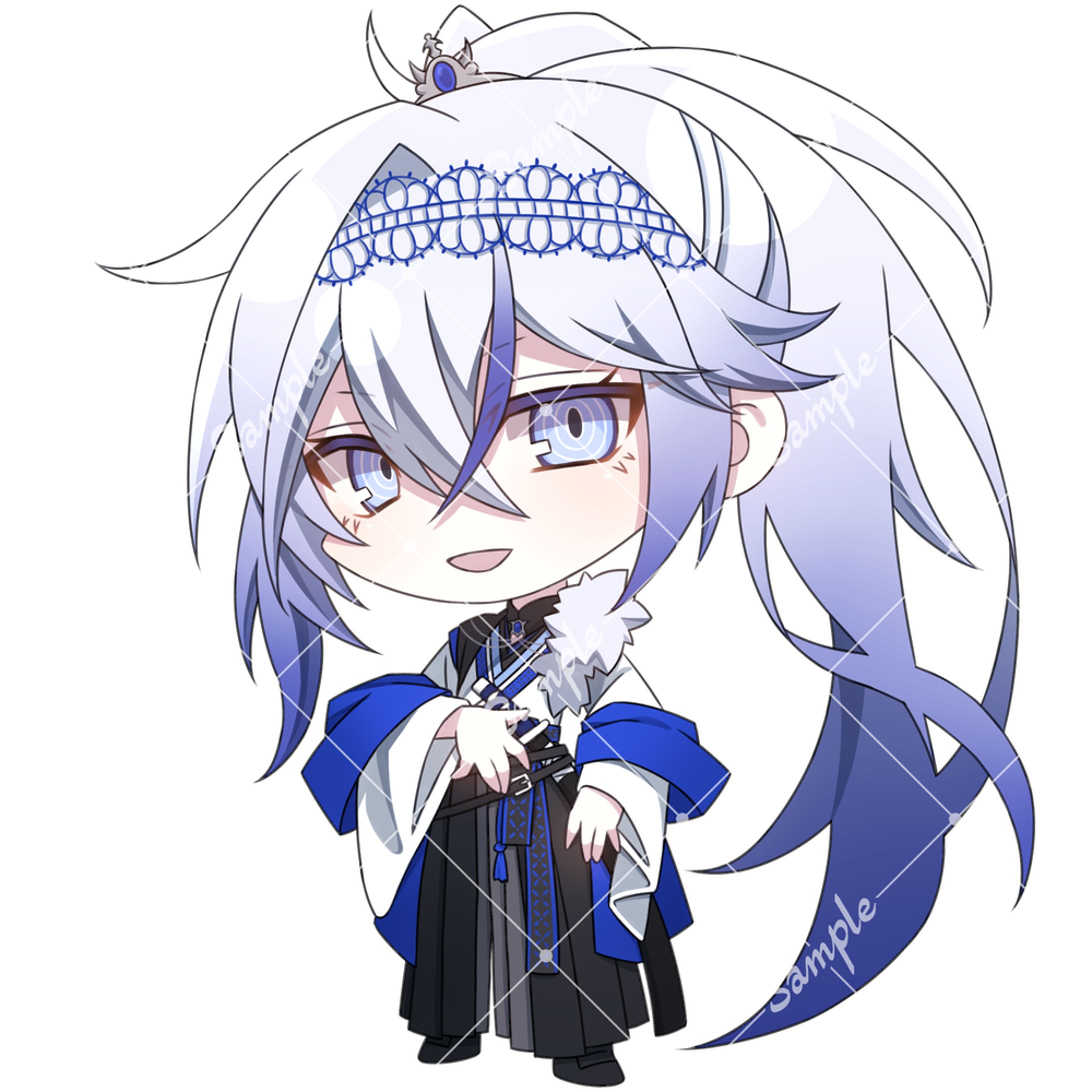 【拵 鶴様】デフォルメイラスト-1