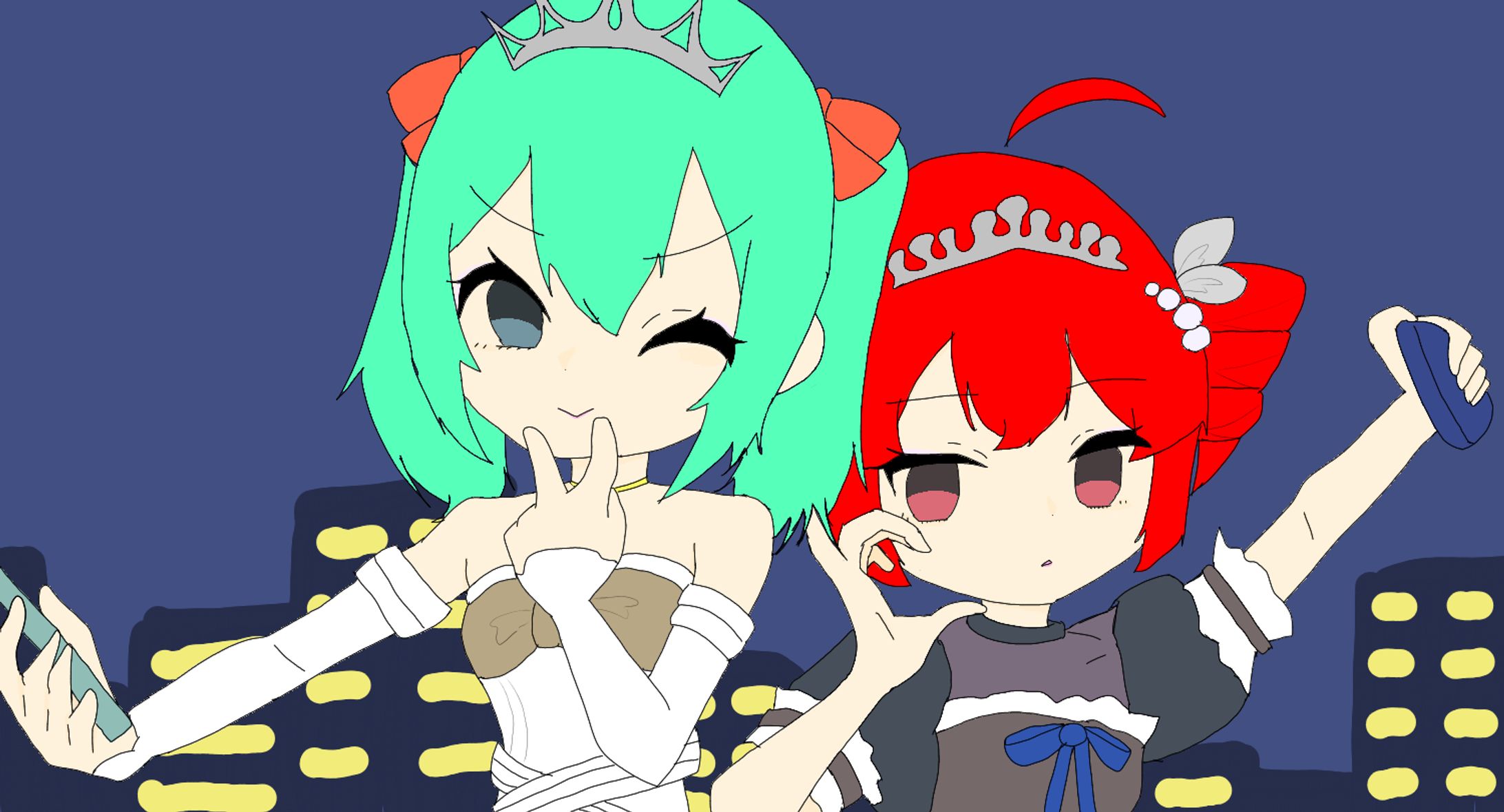 マチアプリンセス 初音ミク＆重音テトで書き換えてみた!!-1