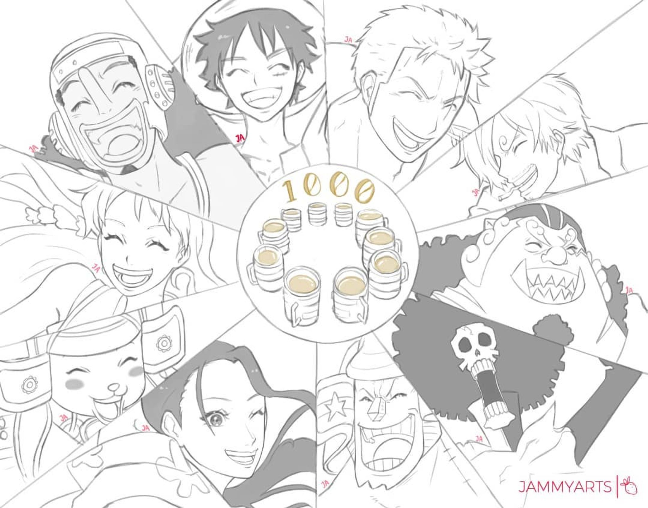 #onepiece1000 a toast to 1000-1