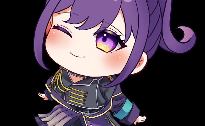 秘書らうさま SDイラスト