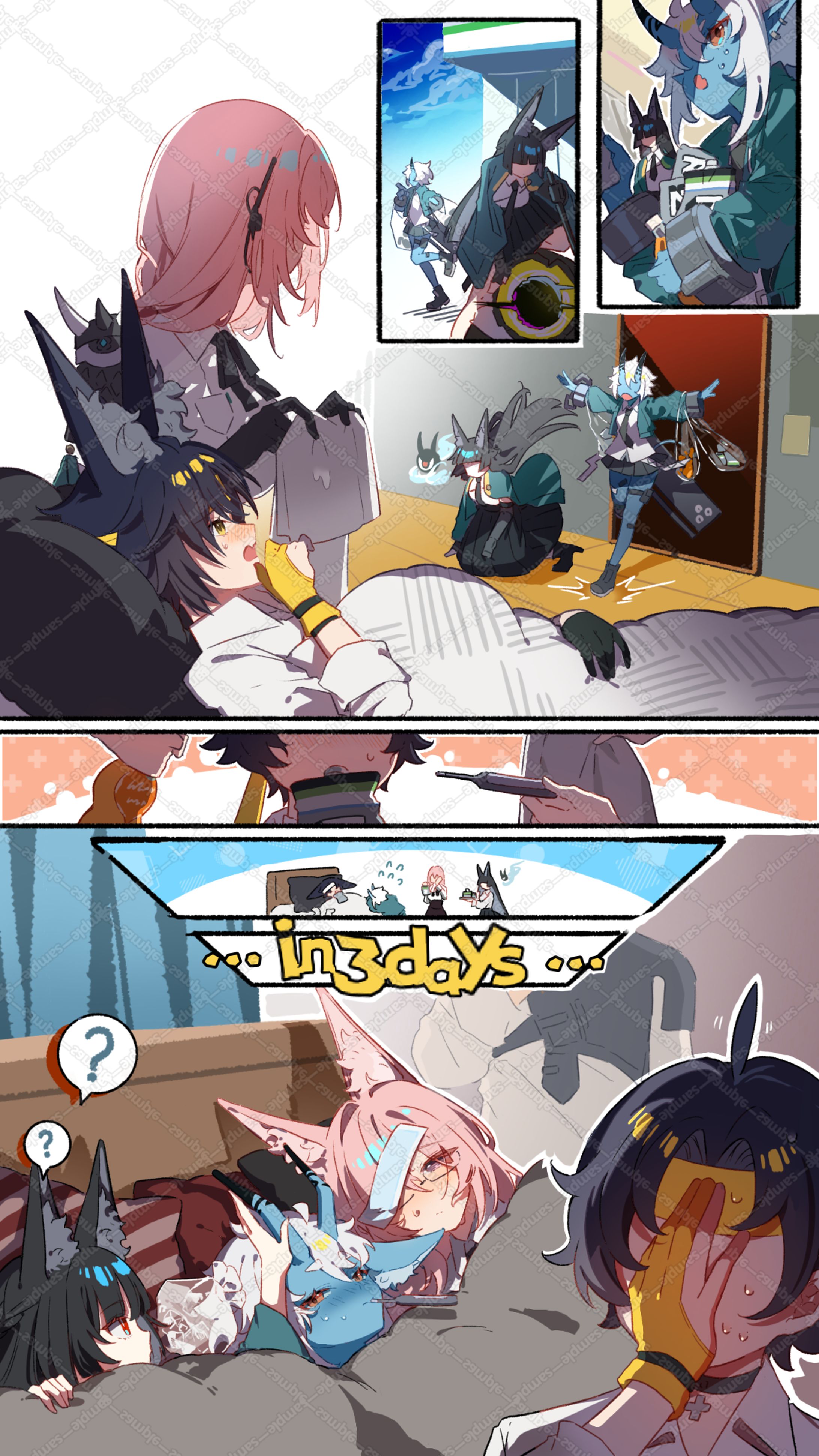 依頼品/HoYoverse様/ゼンレスゾーンゼロ×ファミリーマートコラボ・PR漫画②-1