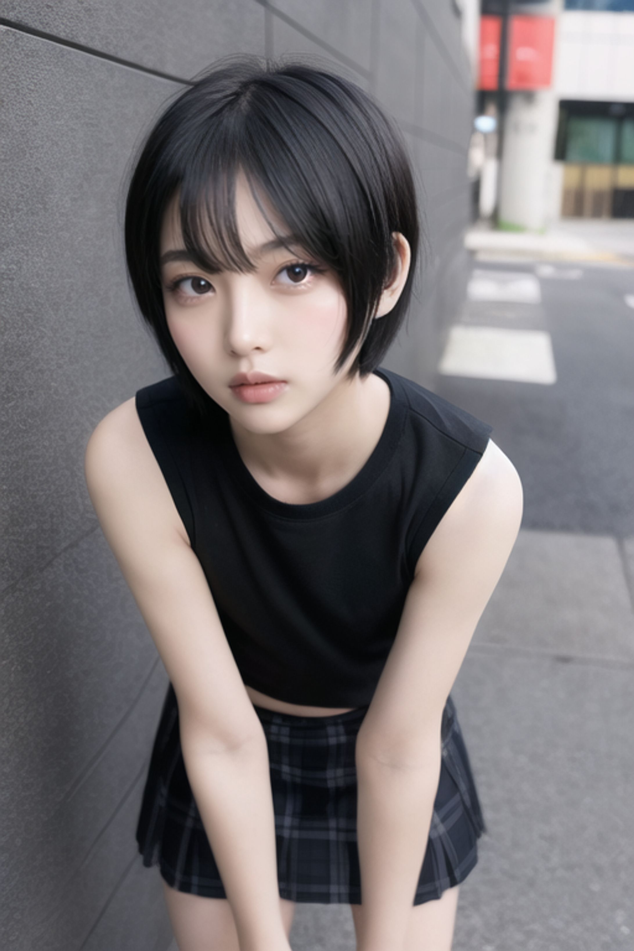 気が強いボーイッシュ女子-1