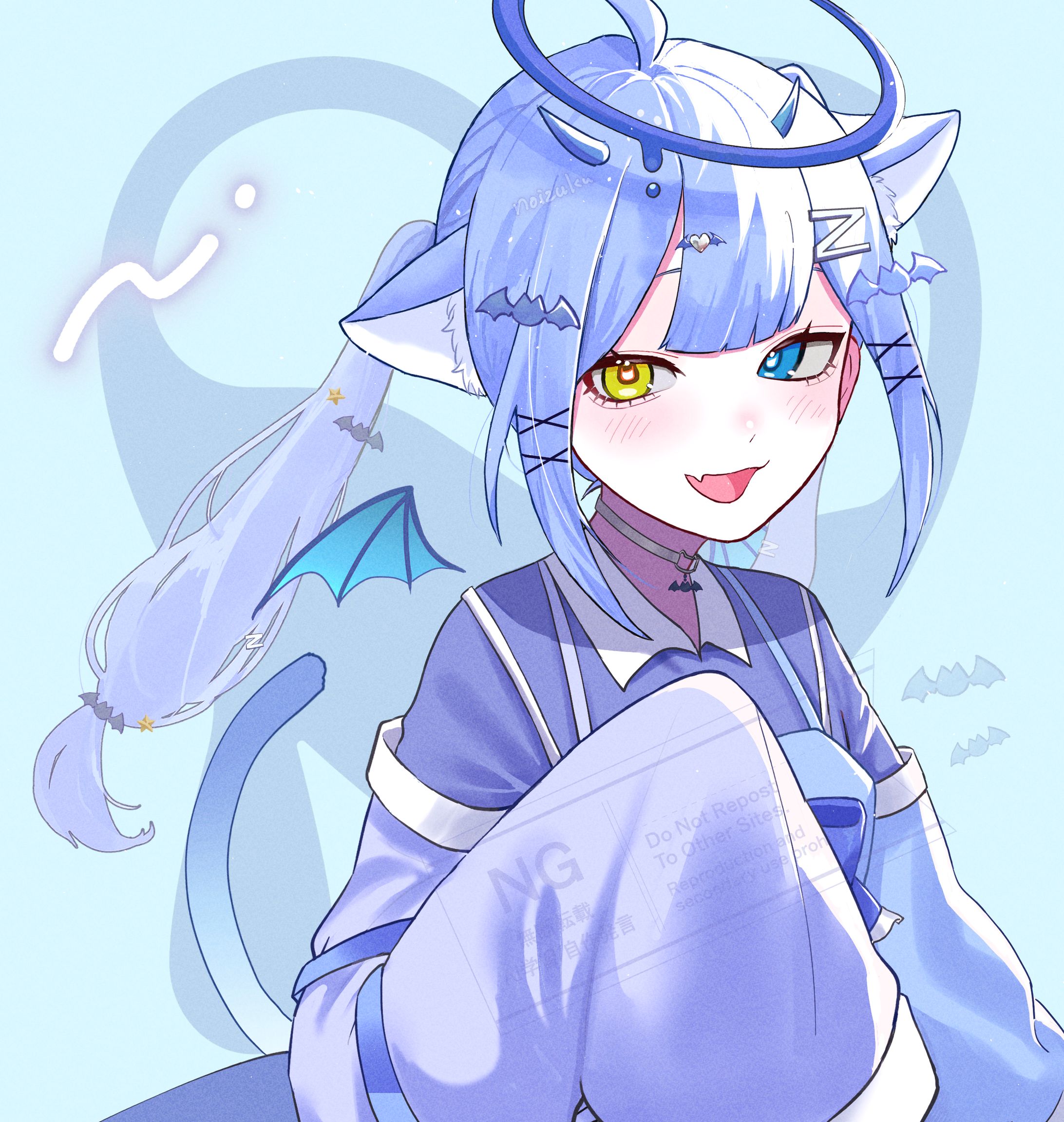 上半身イラスト 猫魔ねむ様-1