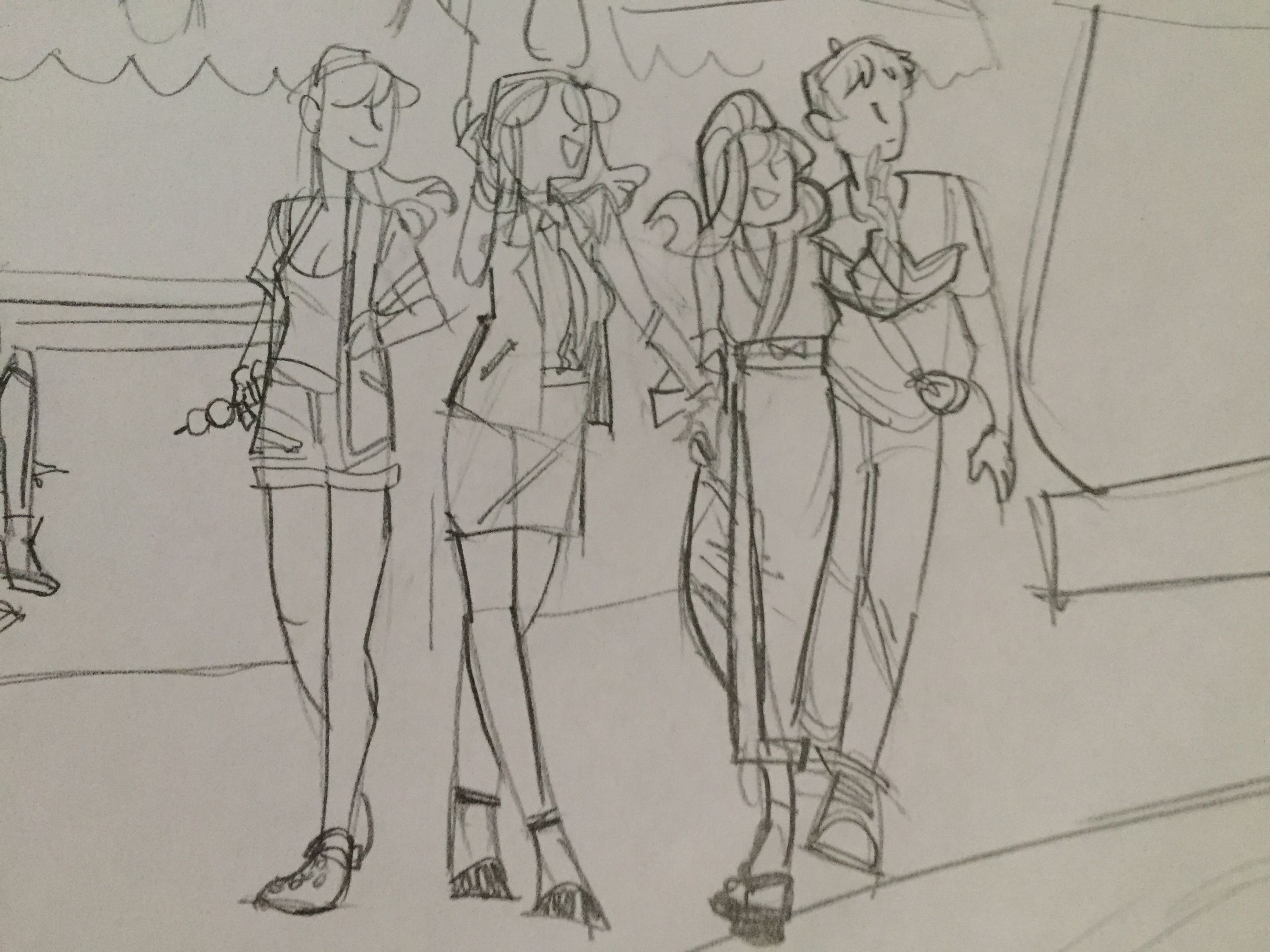 Traditional Sketch Collection, Original Characters-1