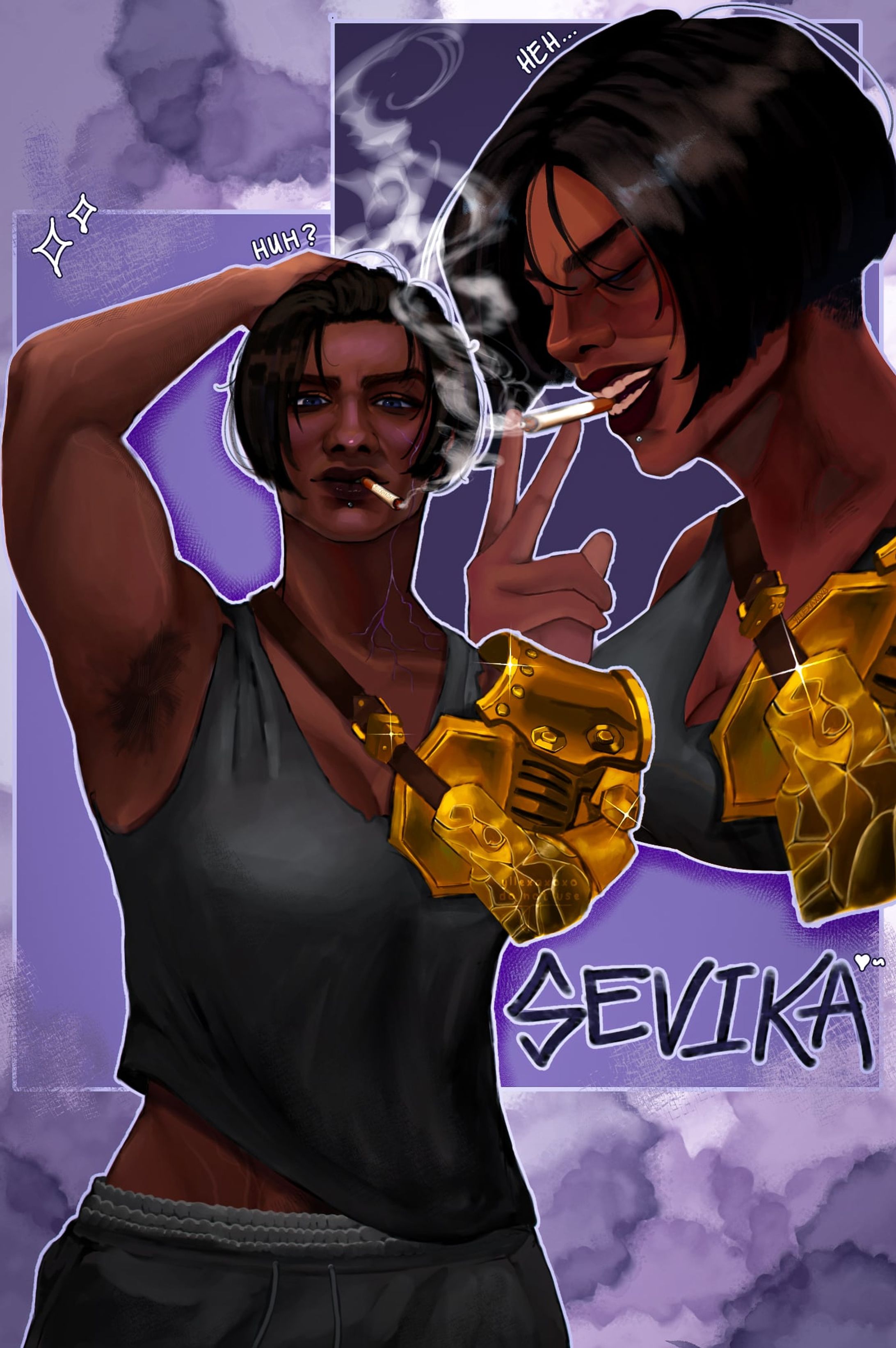 Sevika Fanart !!-1