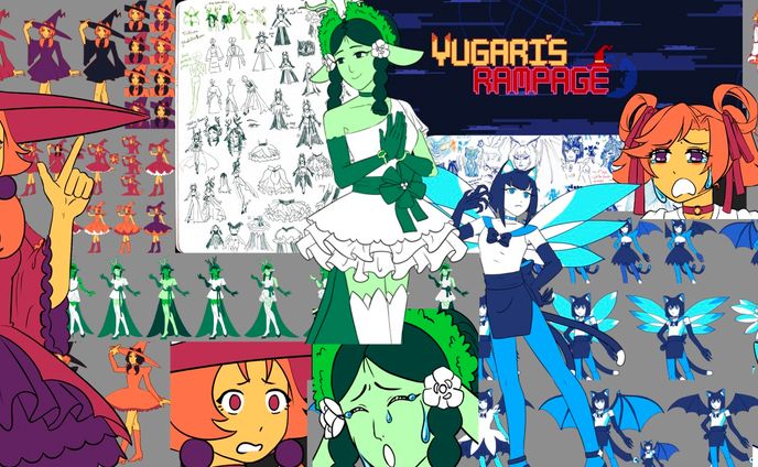 Yugari's Rampage Character Design Process
