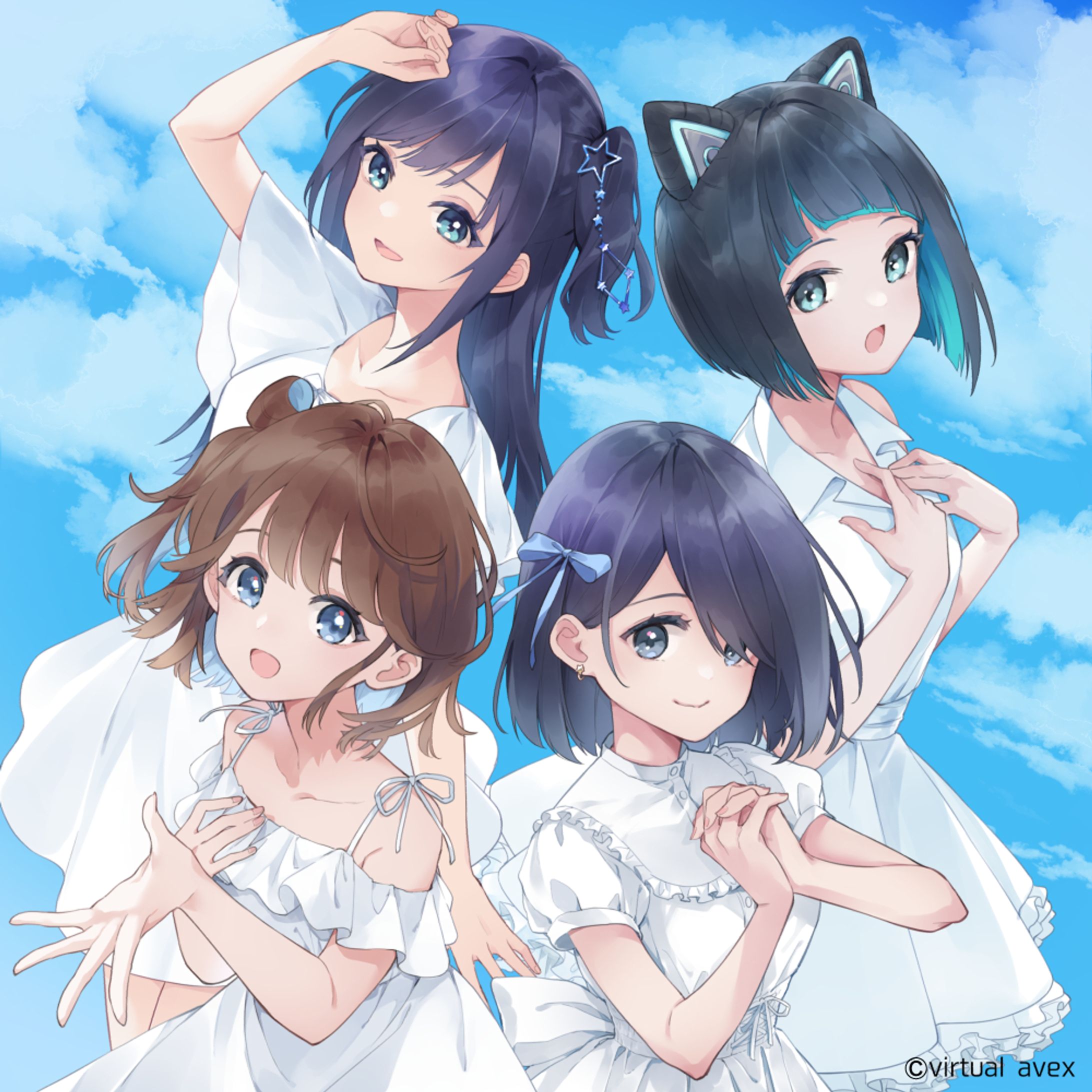 Virtual Avex様｜「Blue Hearts」ジャケット-1