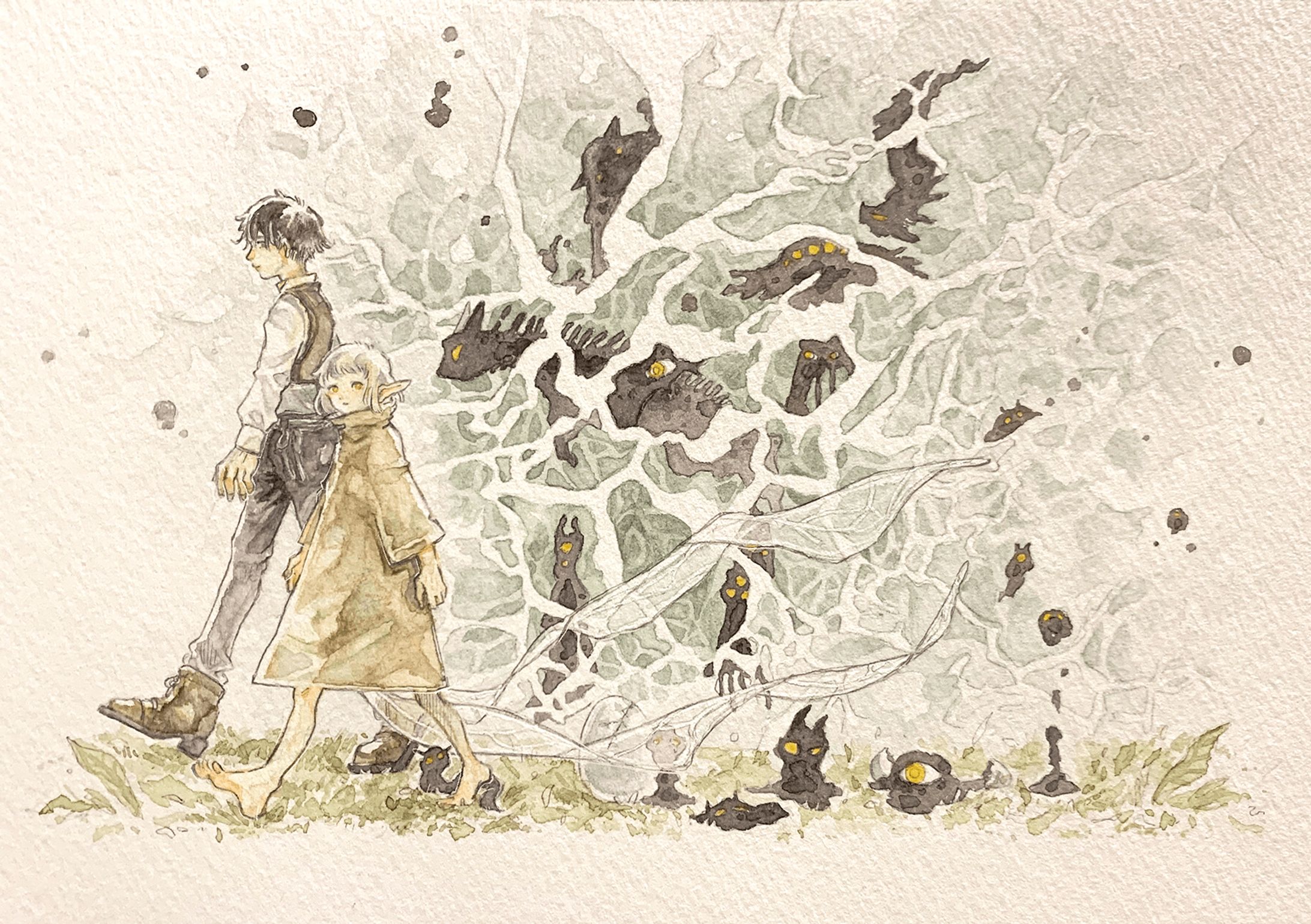 【イラスト】ぼくが知らないもの-1