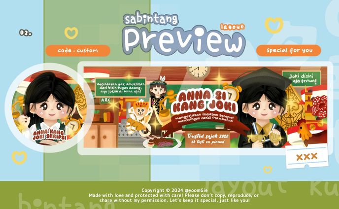 custom layout chibi
