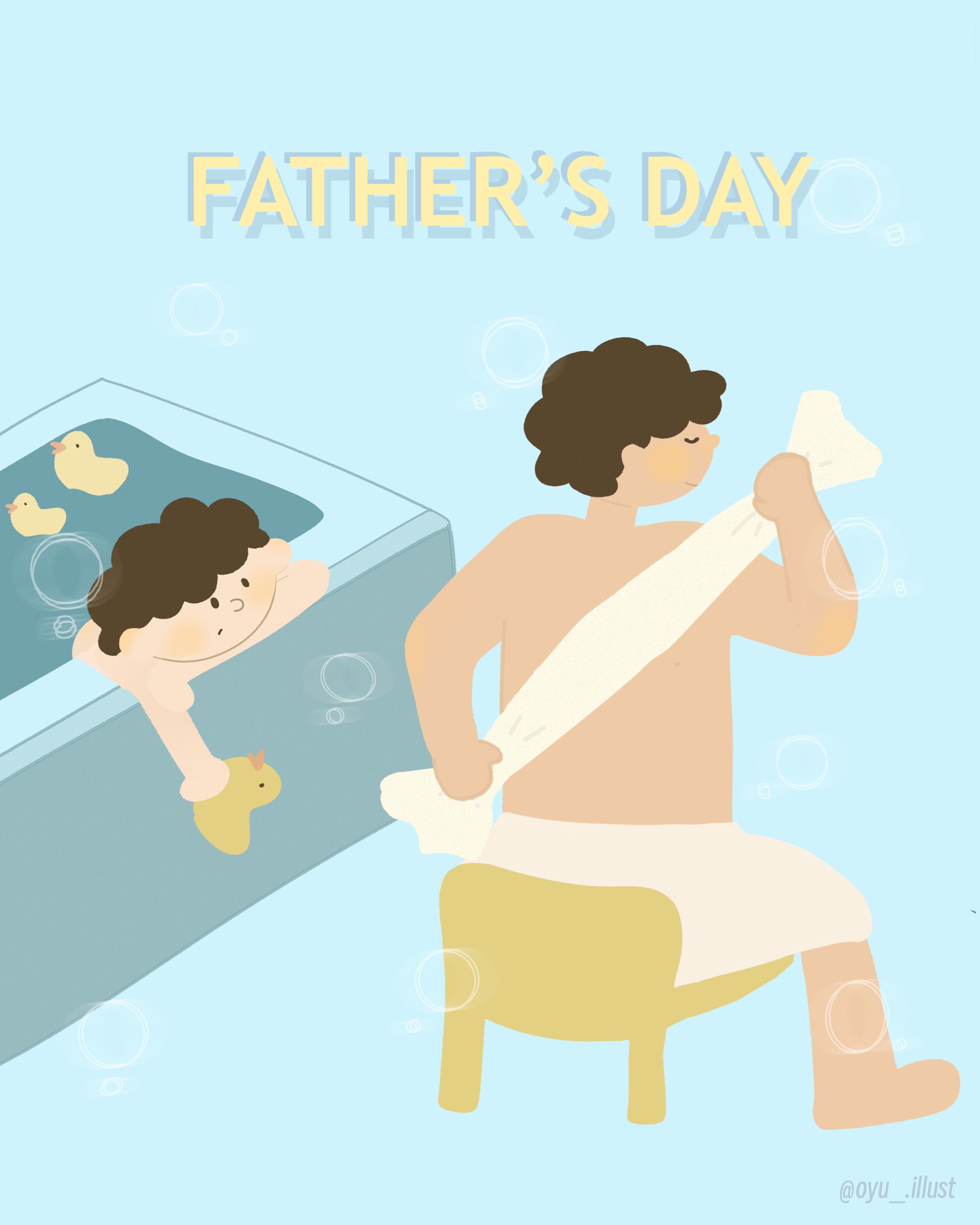 father's day ( father's back )-1
