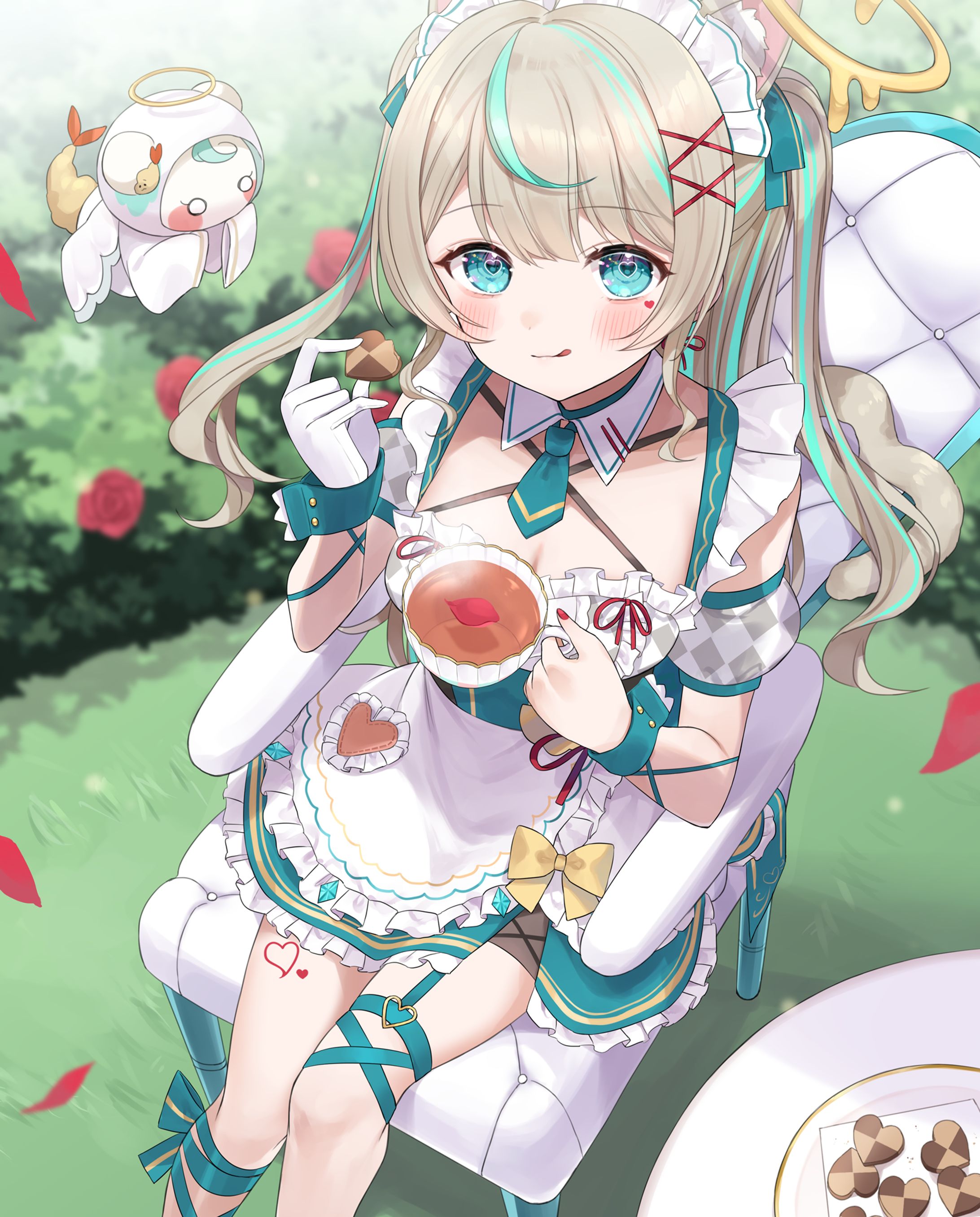 天羽しろっぷ様ウェブポンコラボ  レア賞キャンバスアート-1