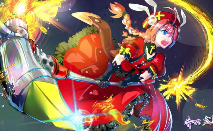 二次創作イラスト見本・リリカルなのは「ヴィータ」