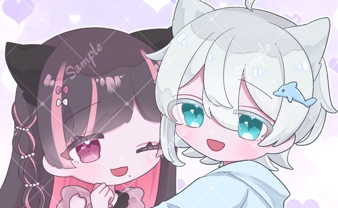 有償依頼：ペアイラスト