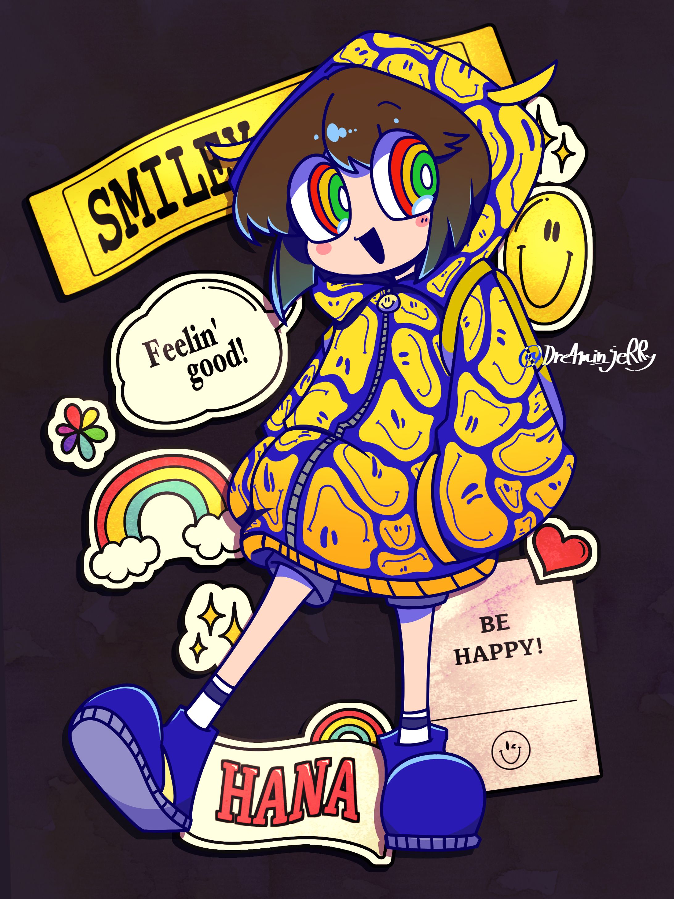 Smiley Hoodie-1
