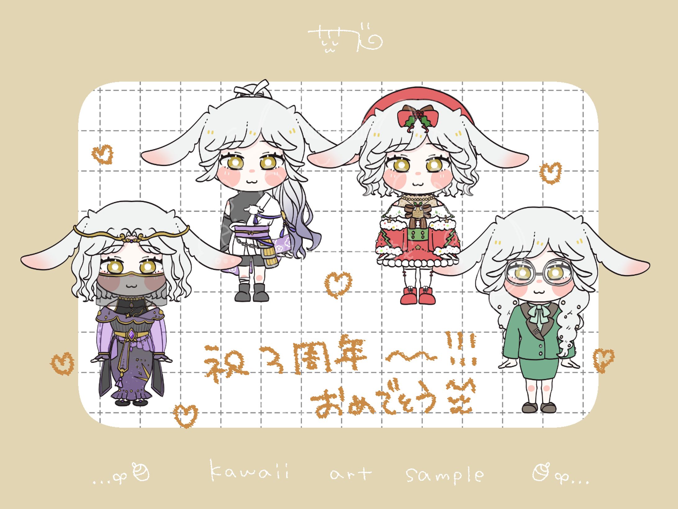 【FA】ちーずちゃん３周年おめ-1