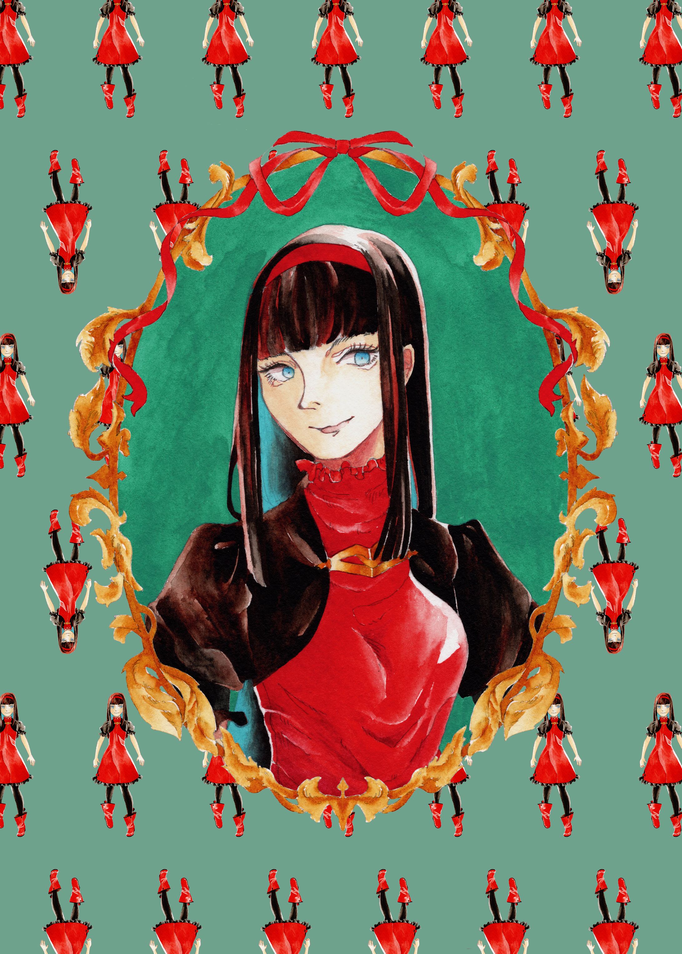 赤い服の少女/NieR:Automata-1