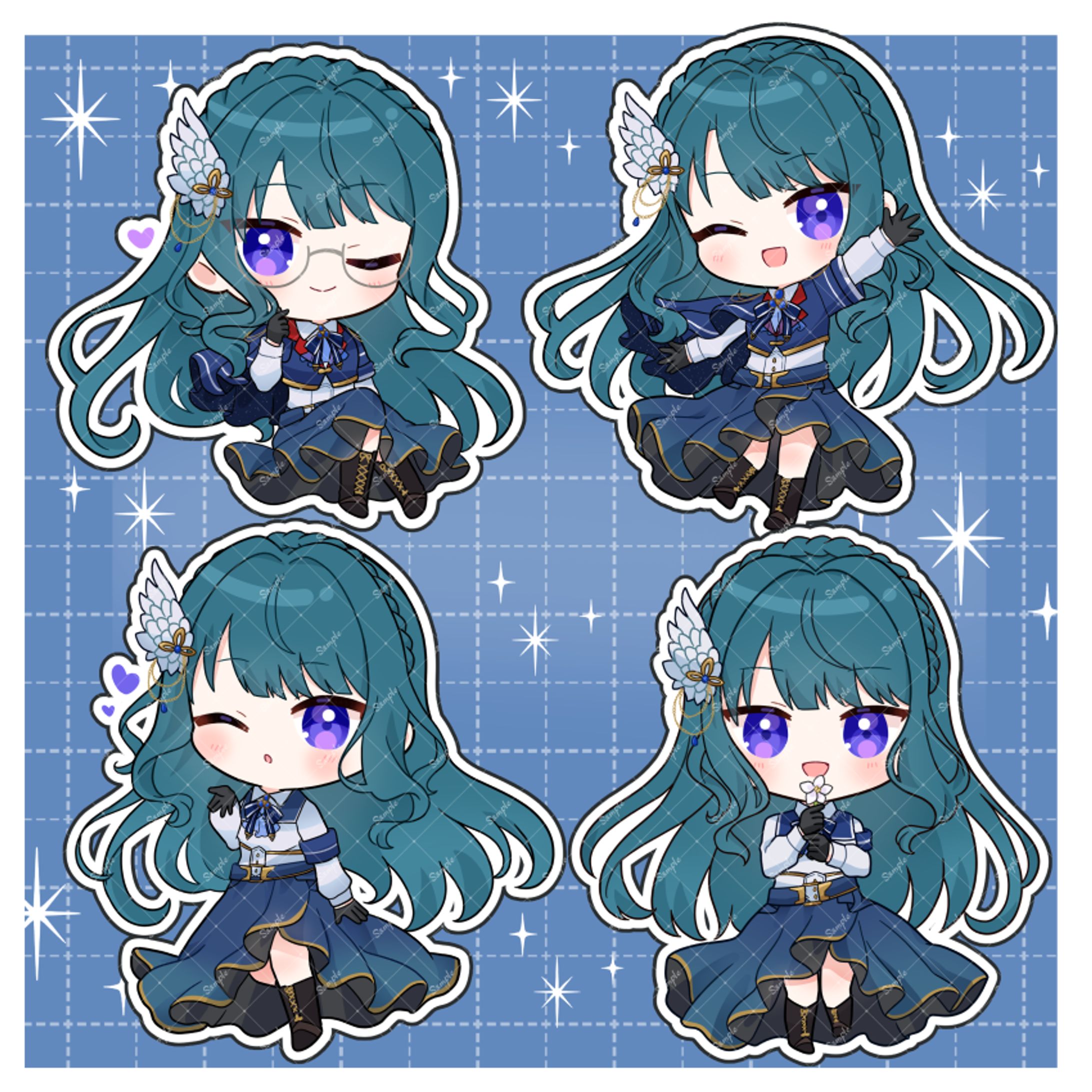 SDイラスト(2頭身シンプル作画)-1