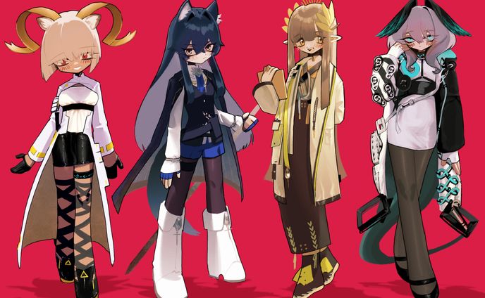 等身イラスト、台本作成