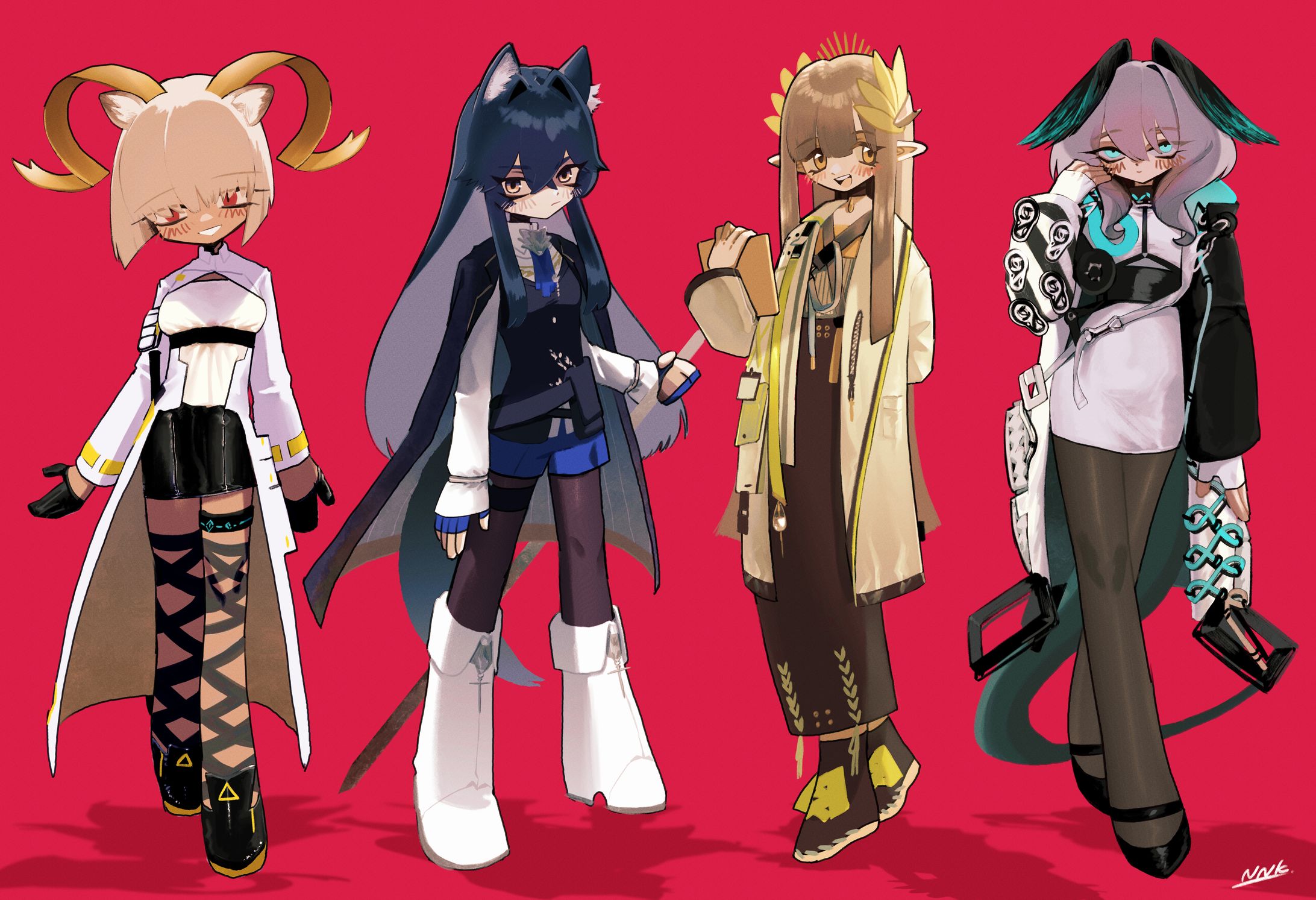 全身イラストの作例①-1