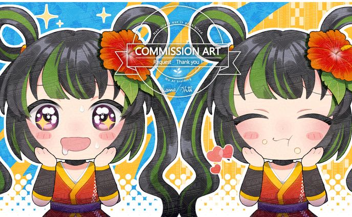 【chibi/mini】commission【Vtuber】