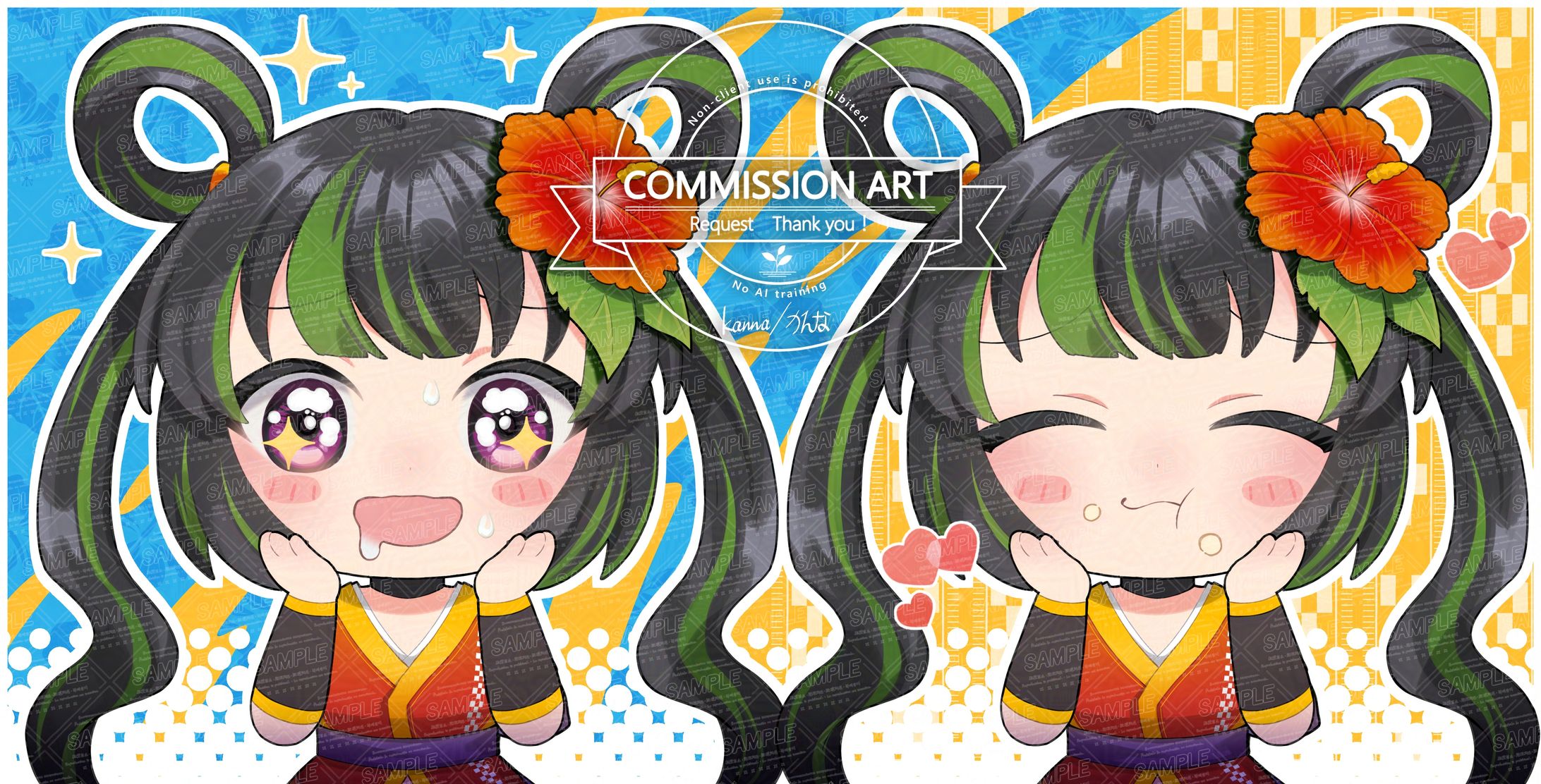 【chibi/mini】commission【Vtuber】-1